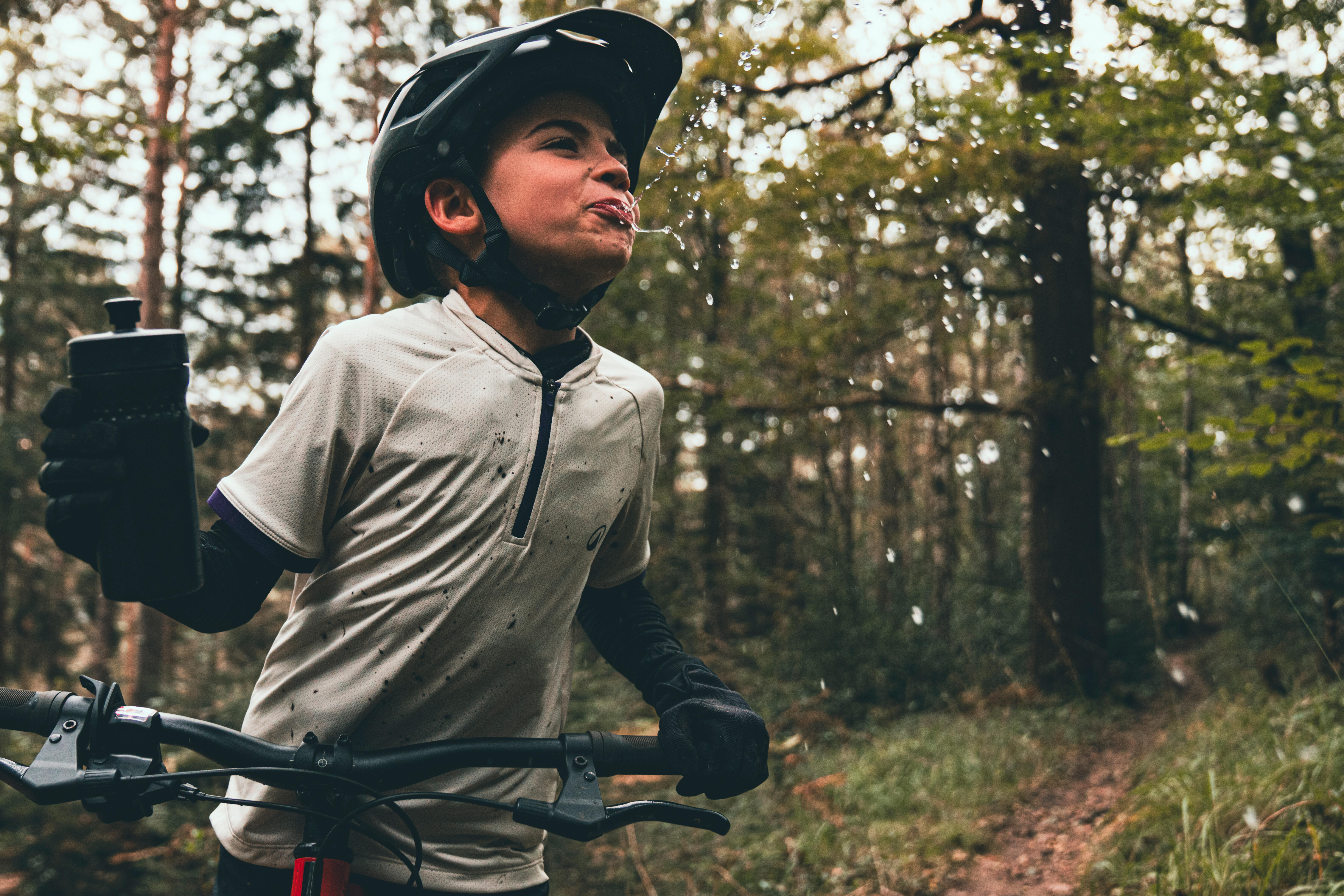 Maillot de vélo à manches courtes enfant – EXPL 500 7-11 ans - BTWIN