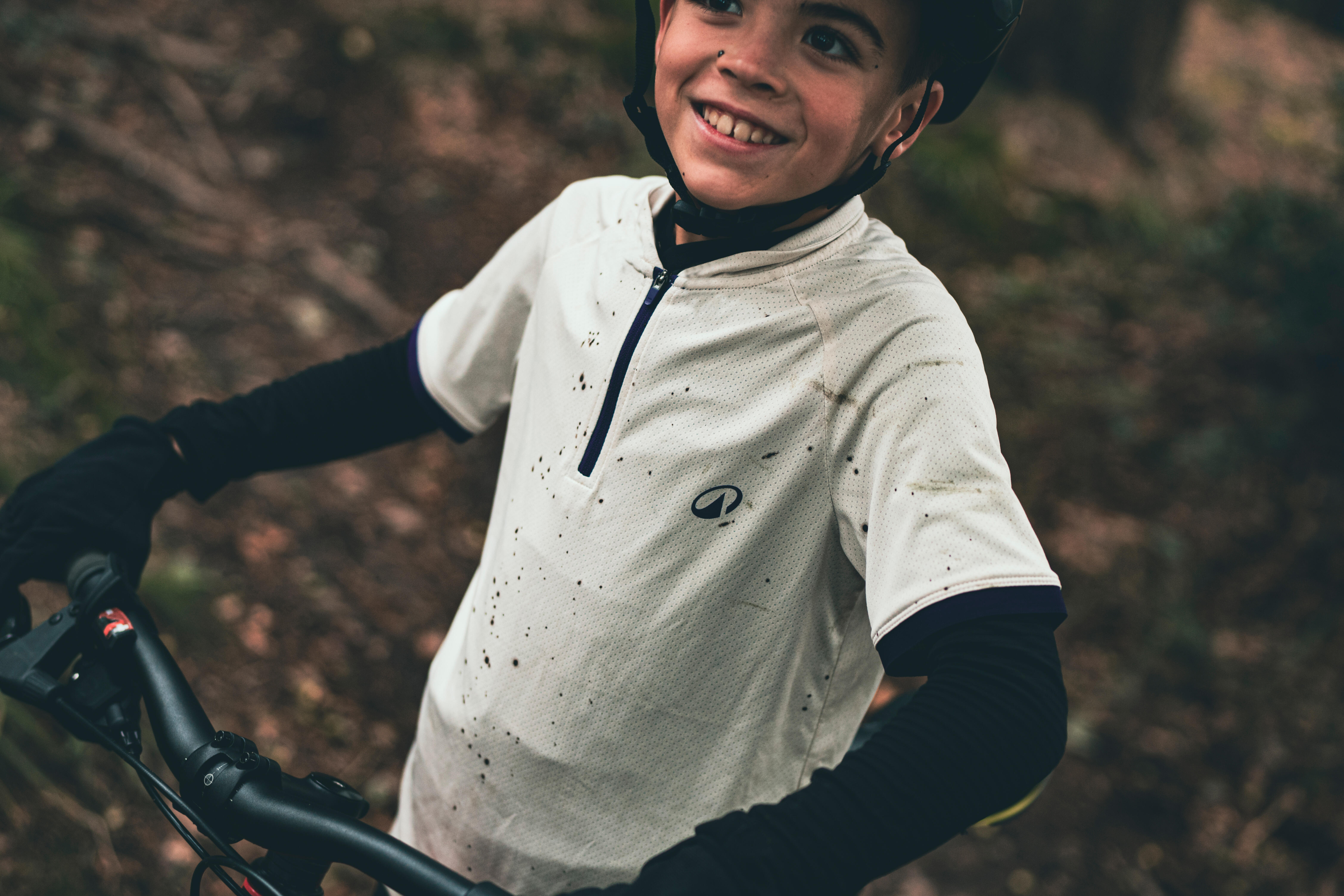 Maillot de vélo à manches courtes enfant – EXPL 500 7-11 ans - BTWIN