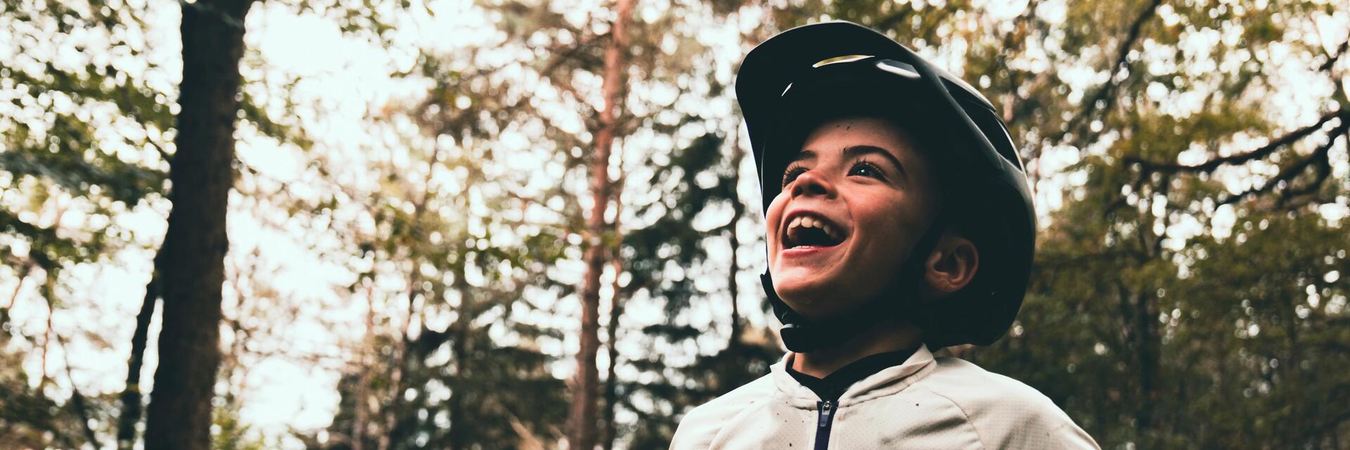 Mountainbike-Begleiter-Kinder