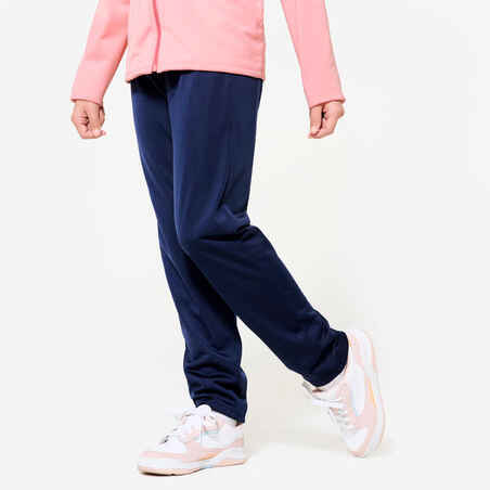 Kids' Tracksuit With Pink Top & Navy Bottoms