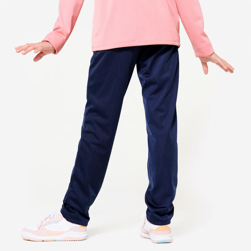 Survêtement enfant synthétique respirant - Gym'y rose et pantalon marine