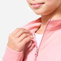 Kids' Tracksuit With Pink Top & Navy Bottoms