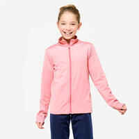 Kids' Tracksuit With Pink Top & Navy Bottoms