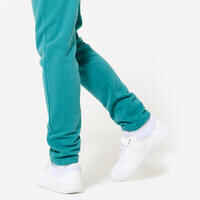 Kids' Warm Zip-Up Tracksuit Warmy - Green
