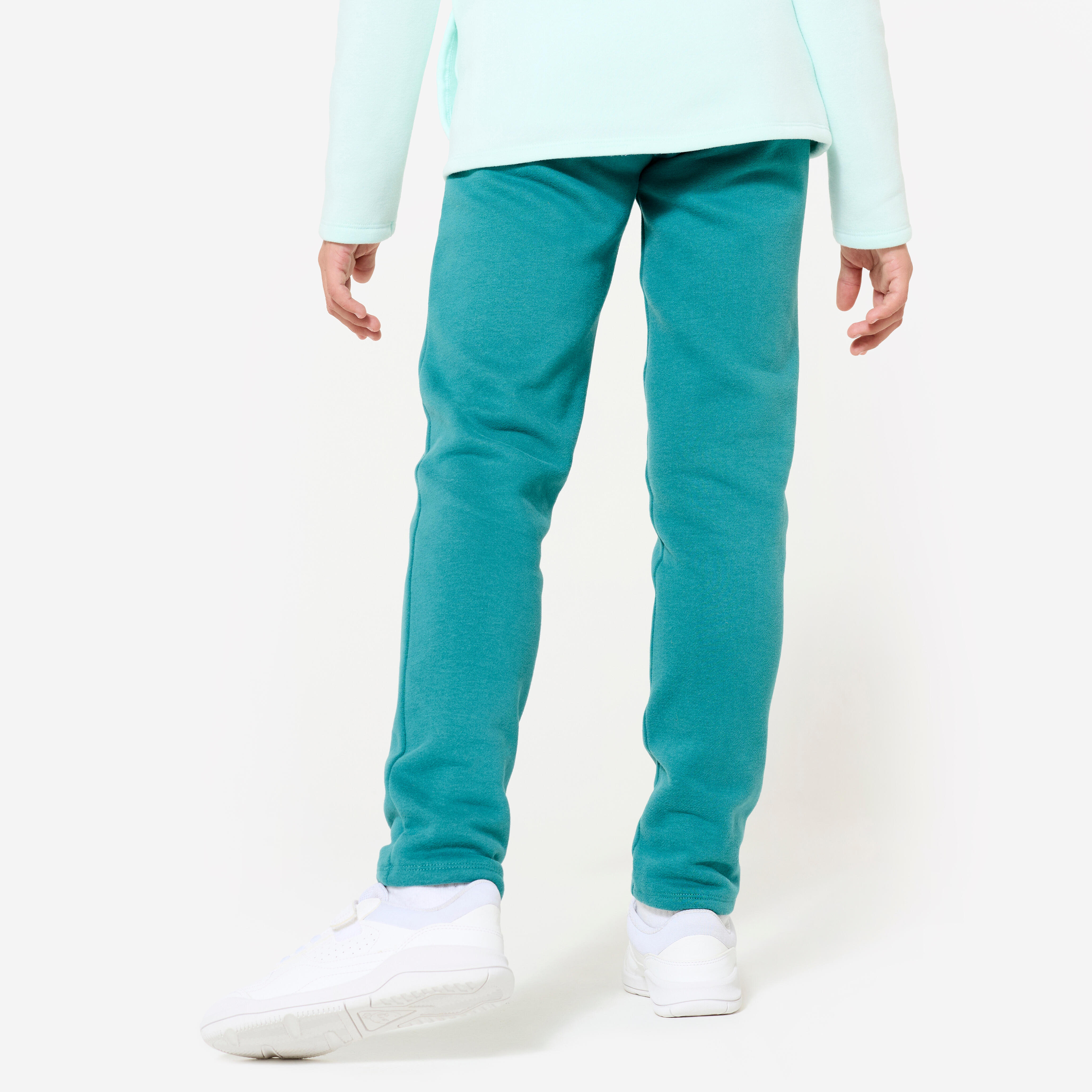 Sudadera completa de fitness para Niña Domyos 100 turquesa Decathlon