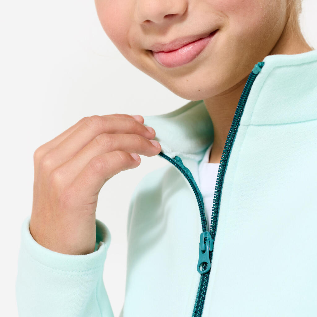 Survêtement chaud enfant - Warmy zip marine rose
