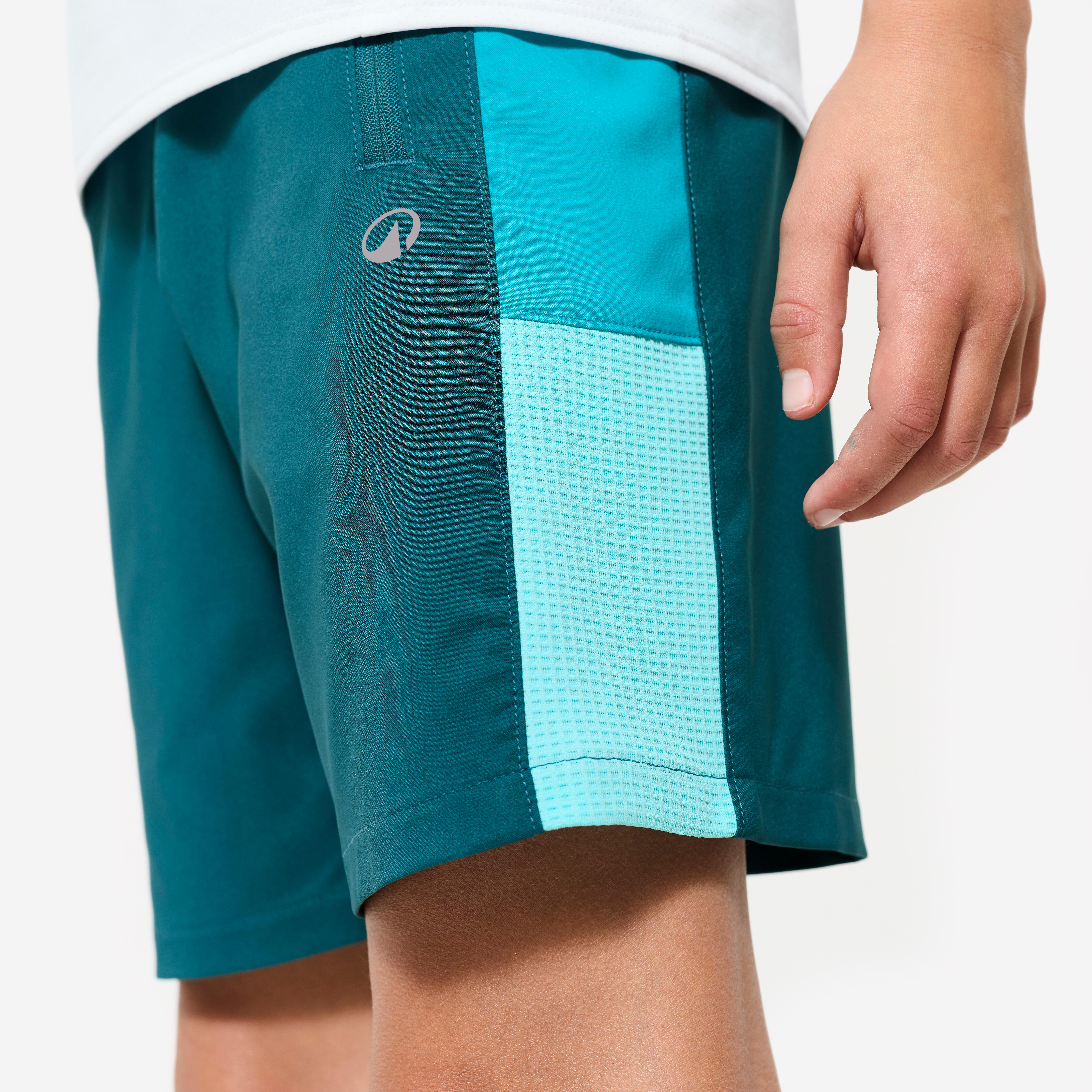Kids's Breathable Multisport Shorts 500 - Turquoise/Green