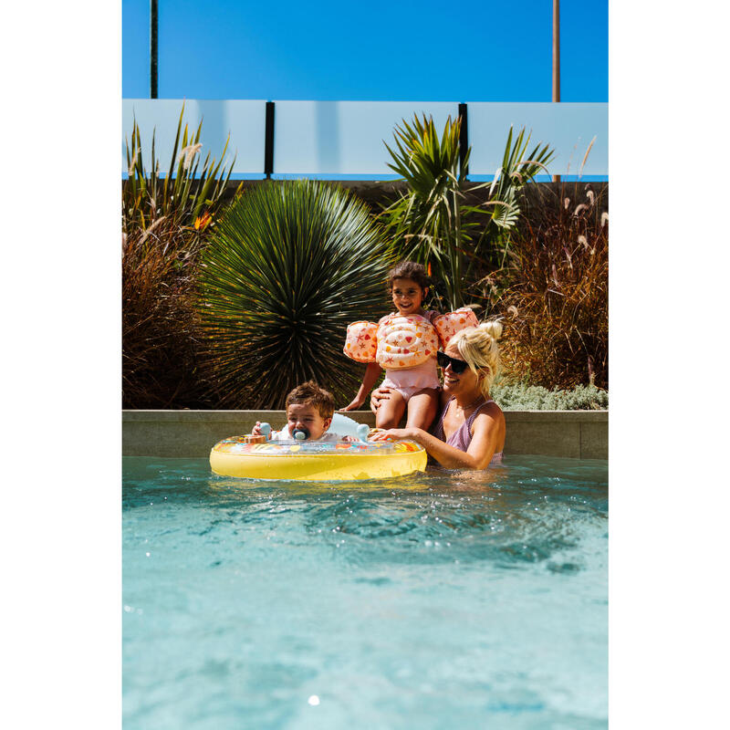 Colac scaun de piscină cu mânere Allfish Galben Copii 7-15kg