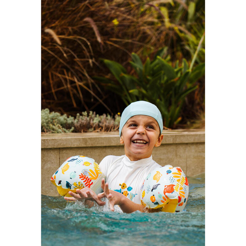 Bonnet de bain tissu Bébé - Manta menthe