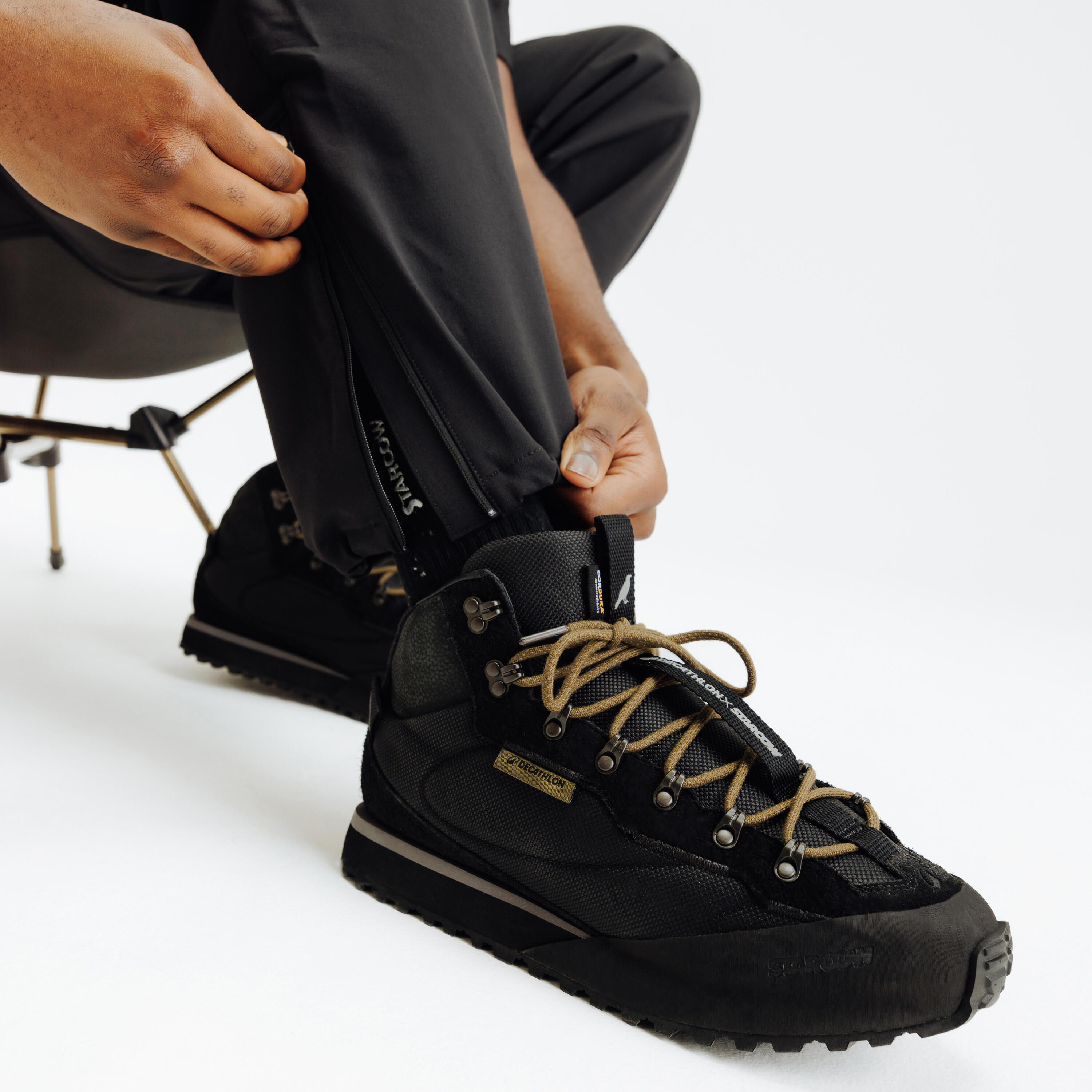 Chaussures Decathlon x Starcow, Graveler Noir 8/14