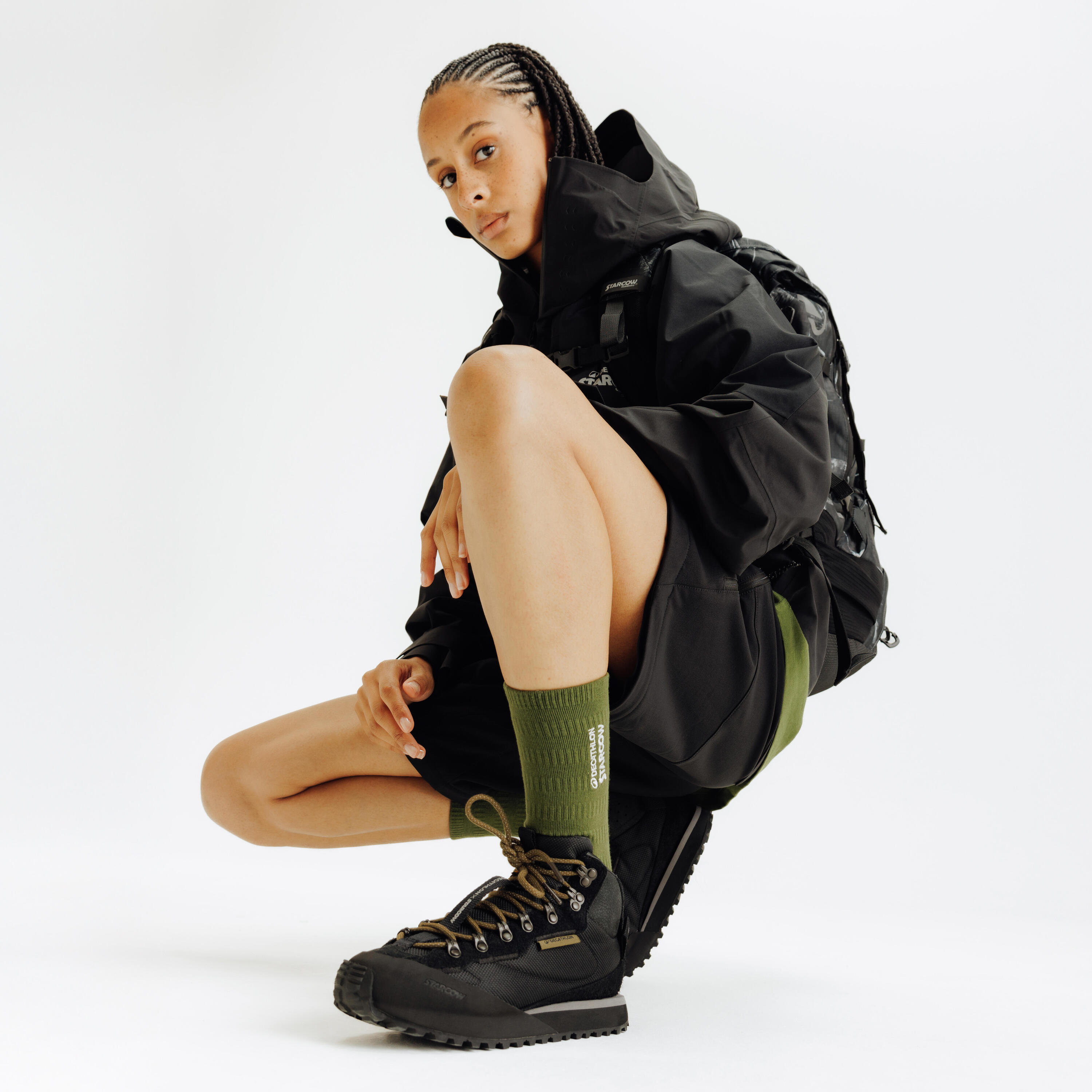 Chaussures Decathlon x Starcow, Graveler Noir 10/14
