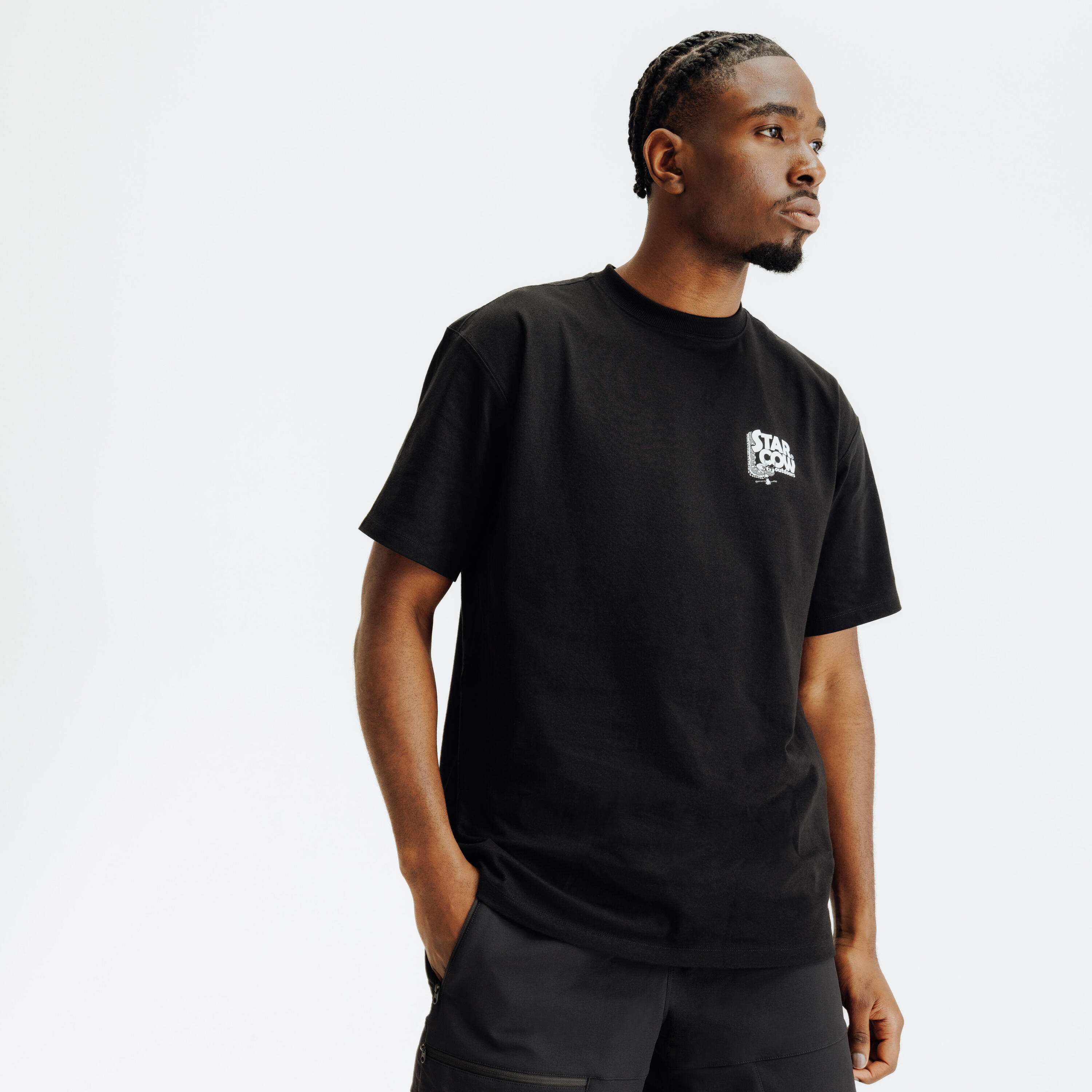 DECATHLON T-shirt adulto Decathlon x Starcow nera
