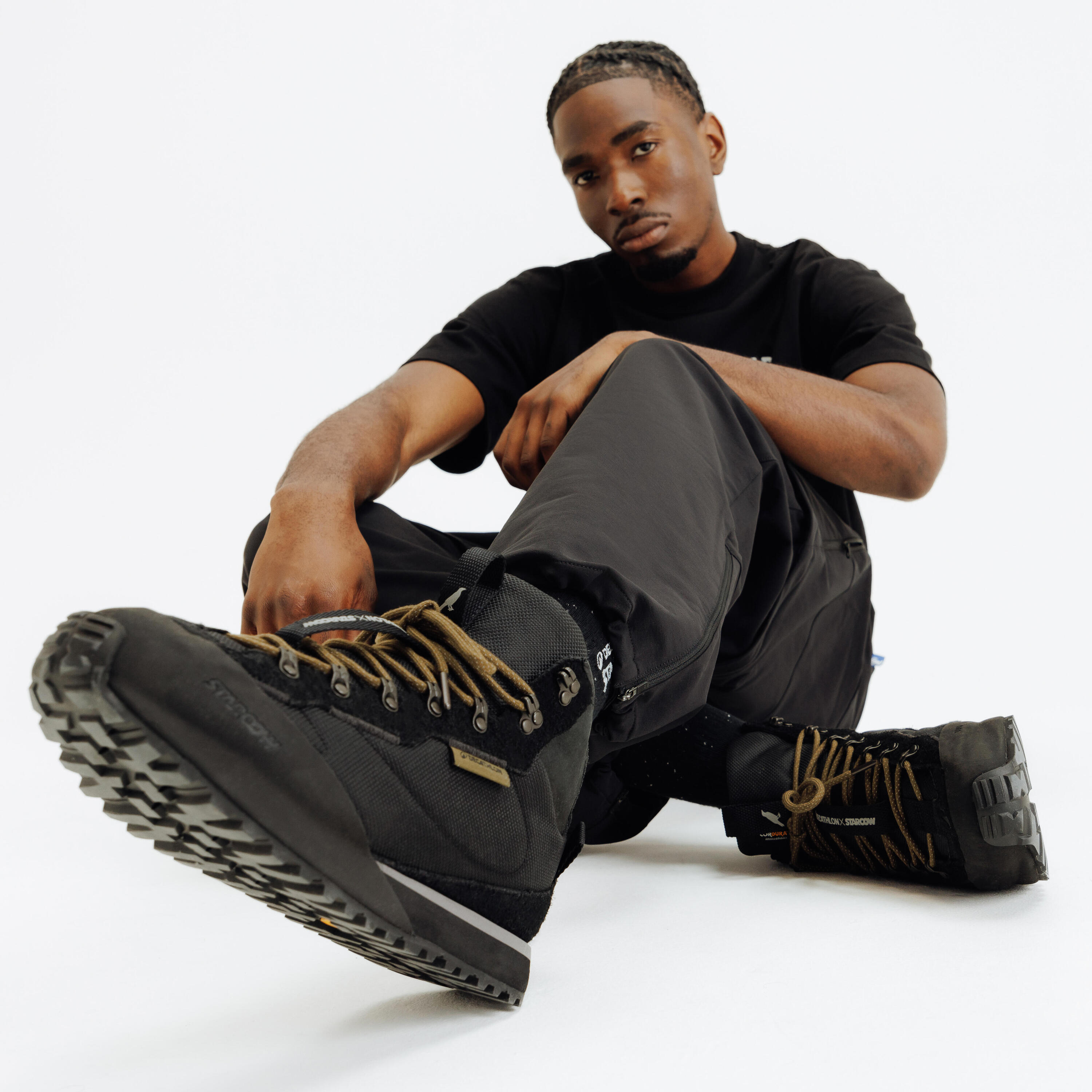 Chaussures Decathlon x Starcow, Graveler Noir 12/14