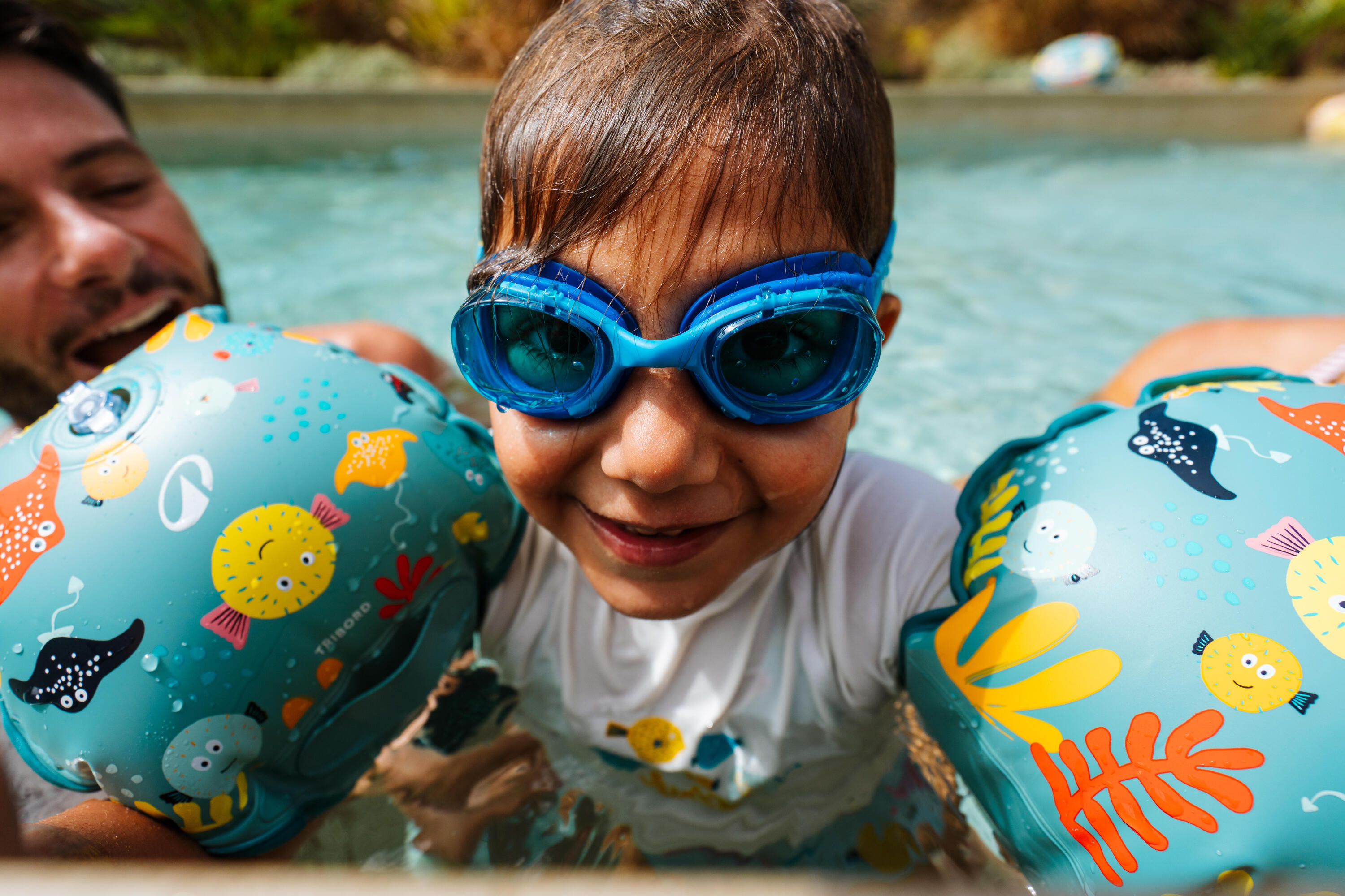 Brassards-ceinture de piscine évolutifs enfant, Tiswim mer Âge 2-6 ans 10/11