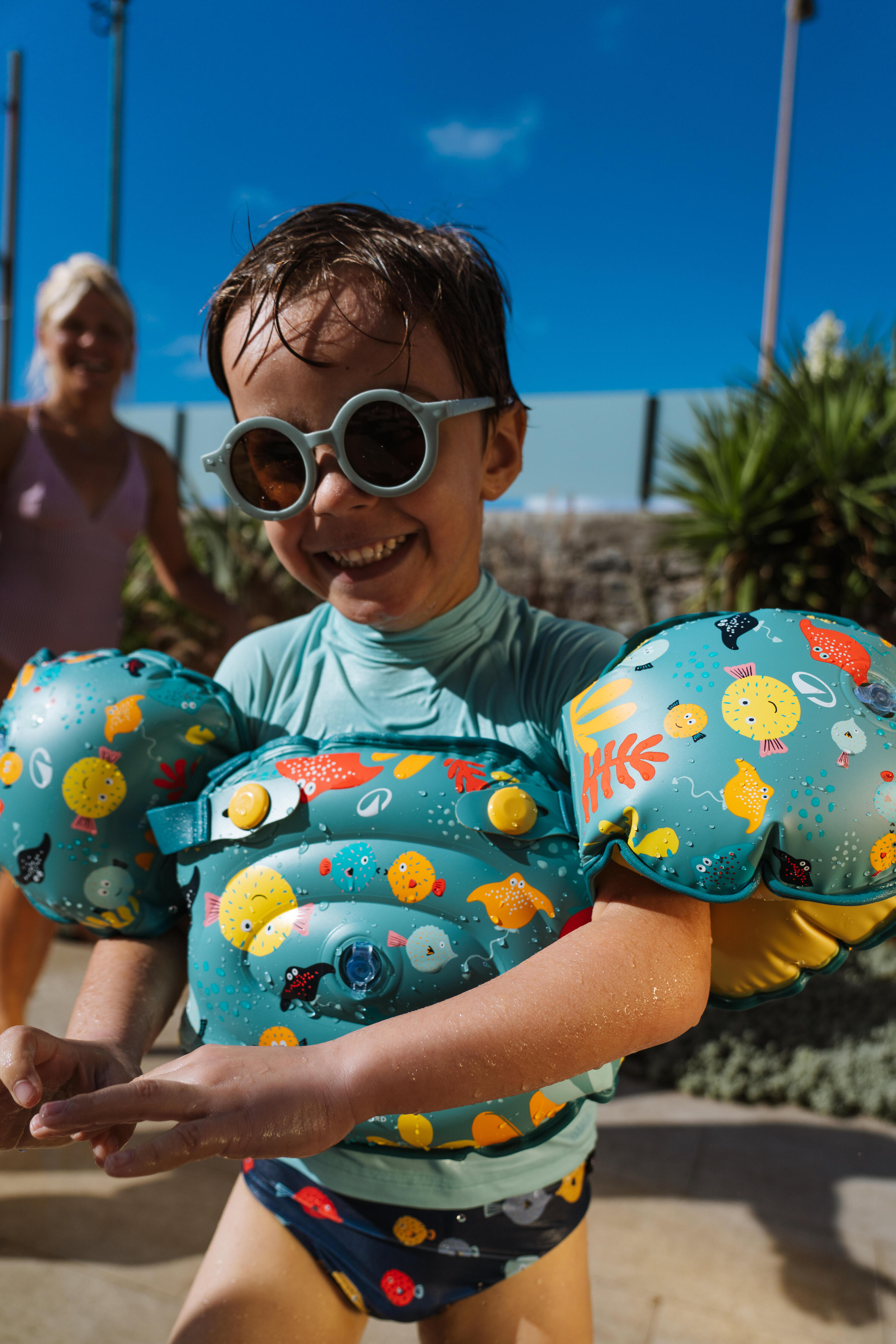 Slip de bain Bébé / Garçon - Captain Plouf marine 6/8