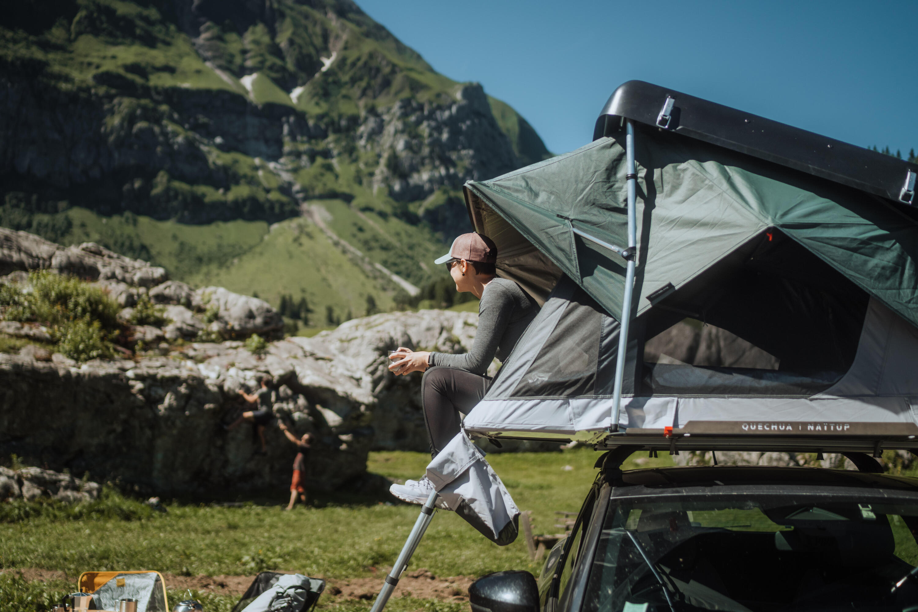 Tente de toit rigide Fresh&Black 2 places, Quechua x NaïtUp 32/37