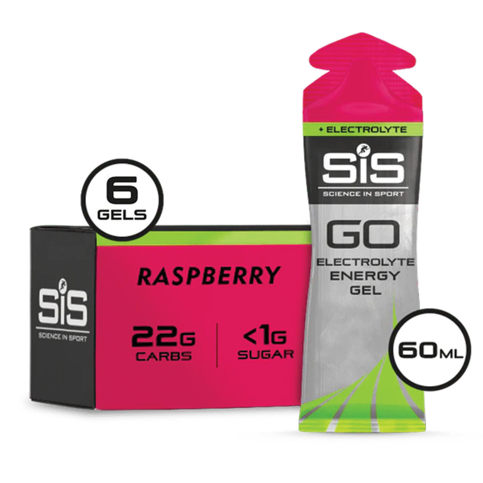 Science in sport go energy + electrolite pack 6 framboesa