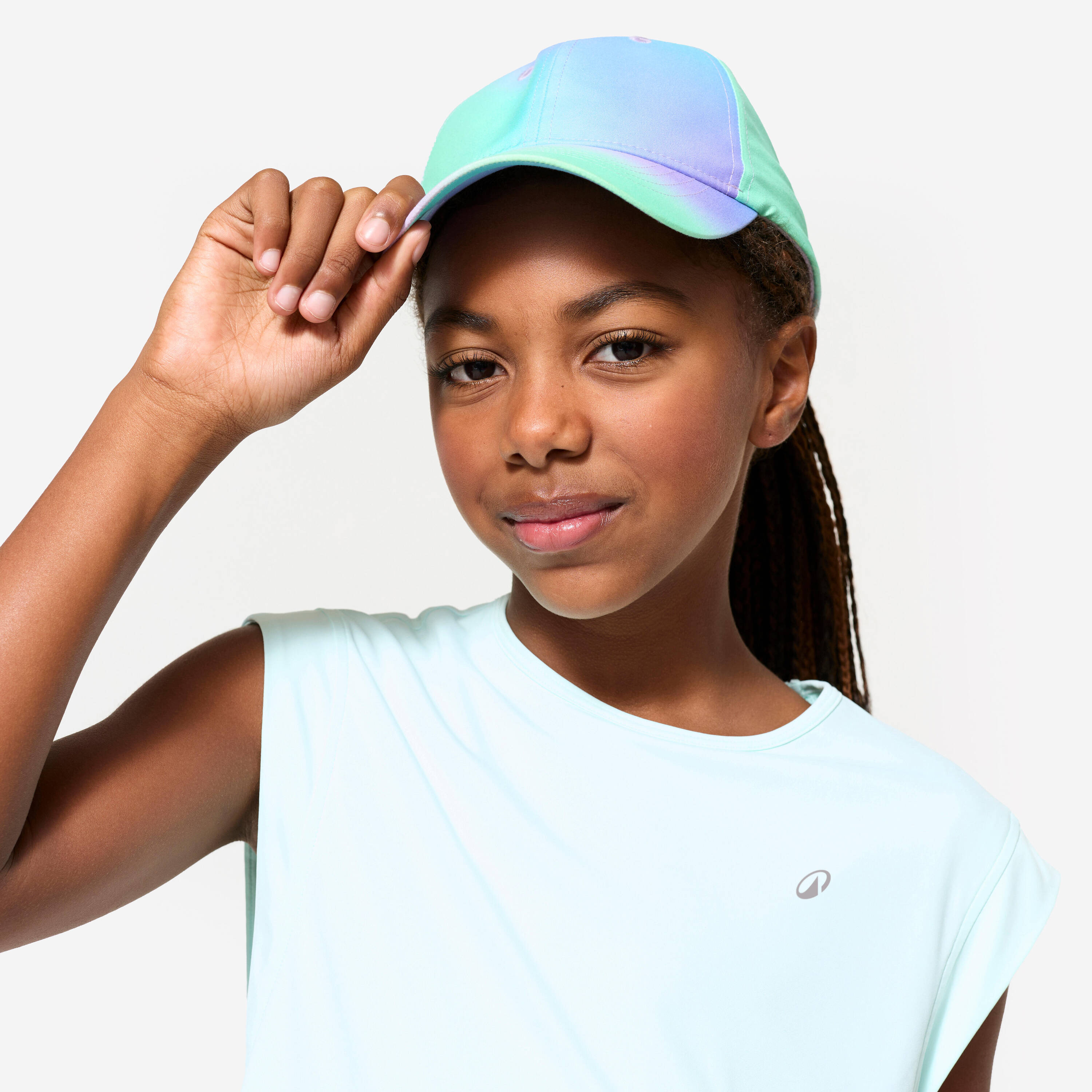 UV Protected Kid's Adjustable Cap 500 - Multi-Color -  2