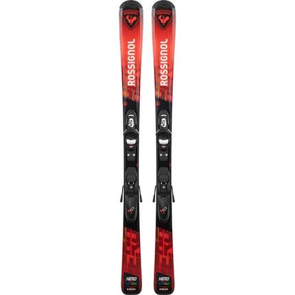 Narty zjazdowe dla dzieci Rossignol HERO JR z wiązaniami LOOK Kid 4