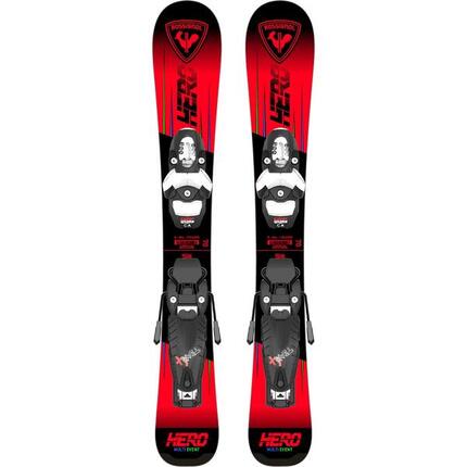 Narty zjazdowe dla dzieci Rossignol HERO KID z wiązaniami LOOK Kid 4