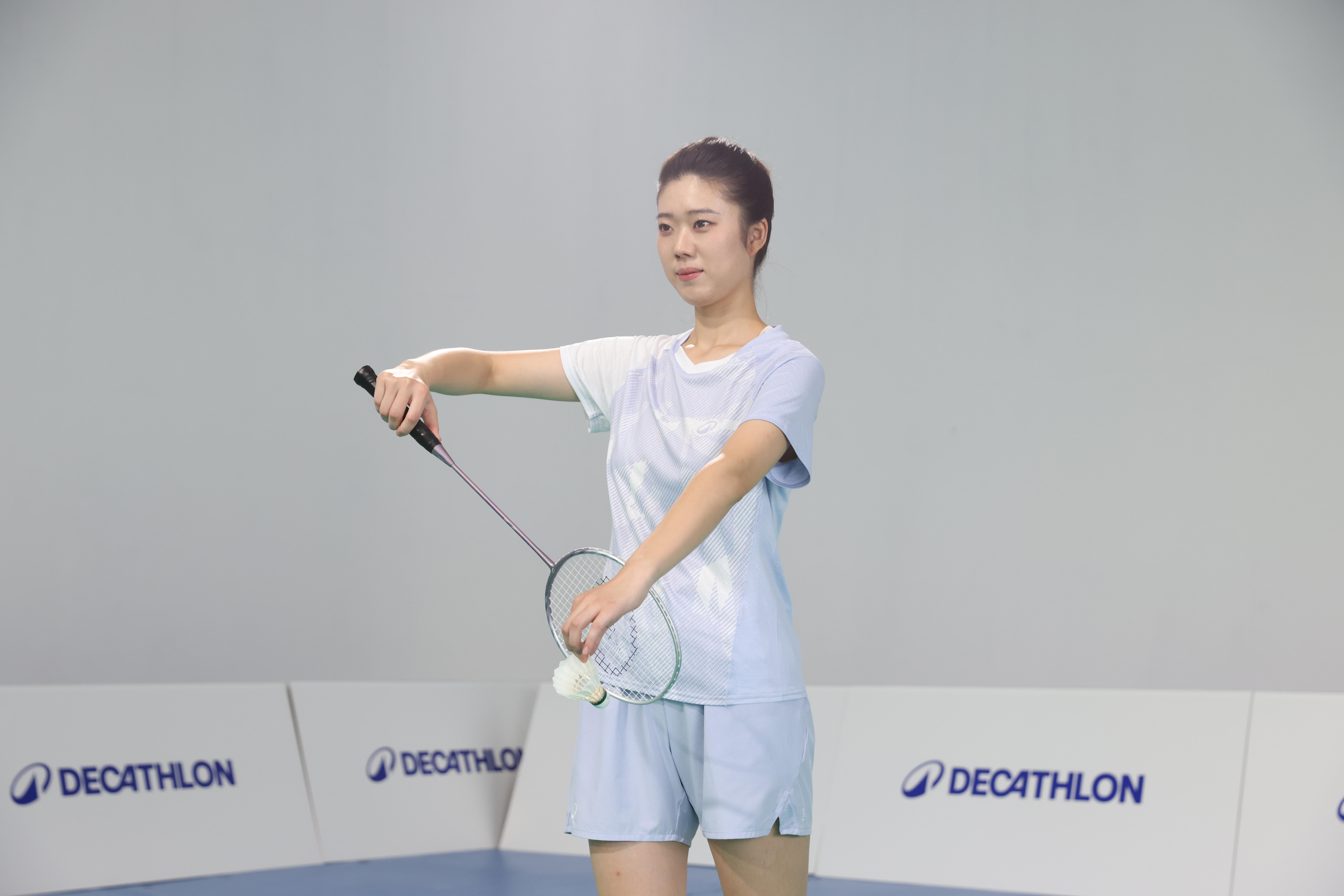 Badminton Racket - Sensation 190 Purple - Perfly - Decathlon