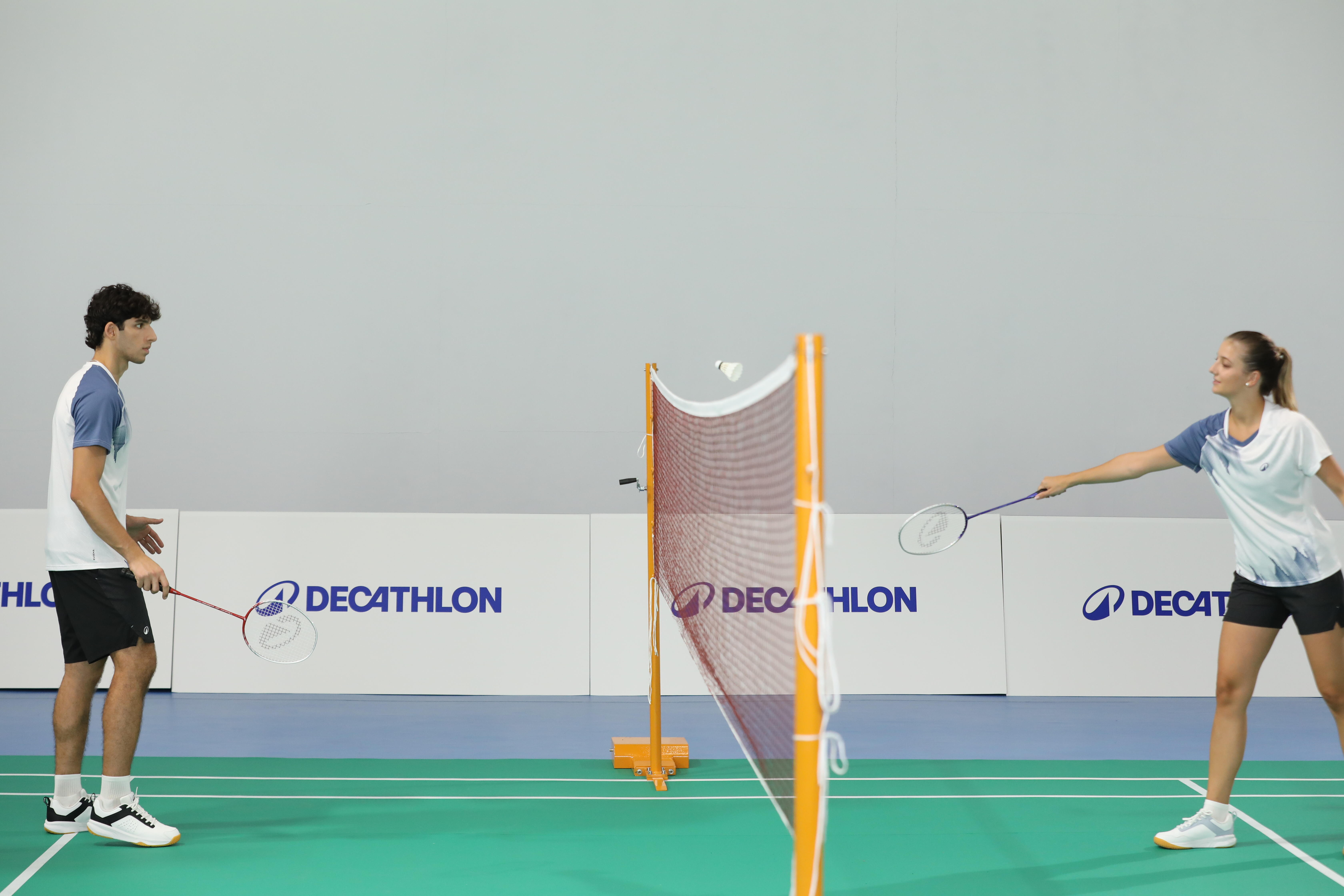 Badminton 2-Racket Set - Sensation 190 Blue Red - PERFLY
