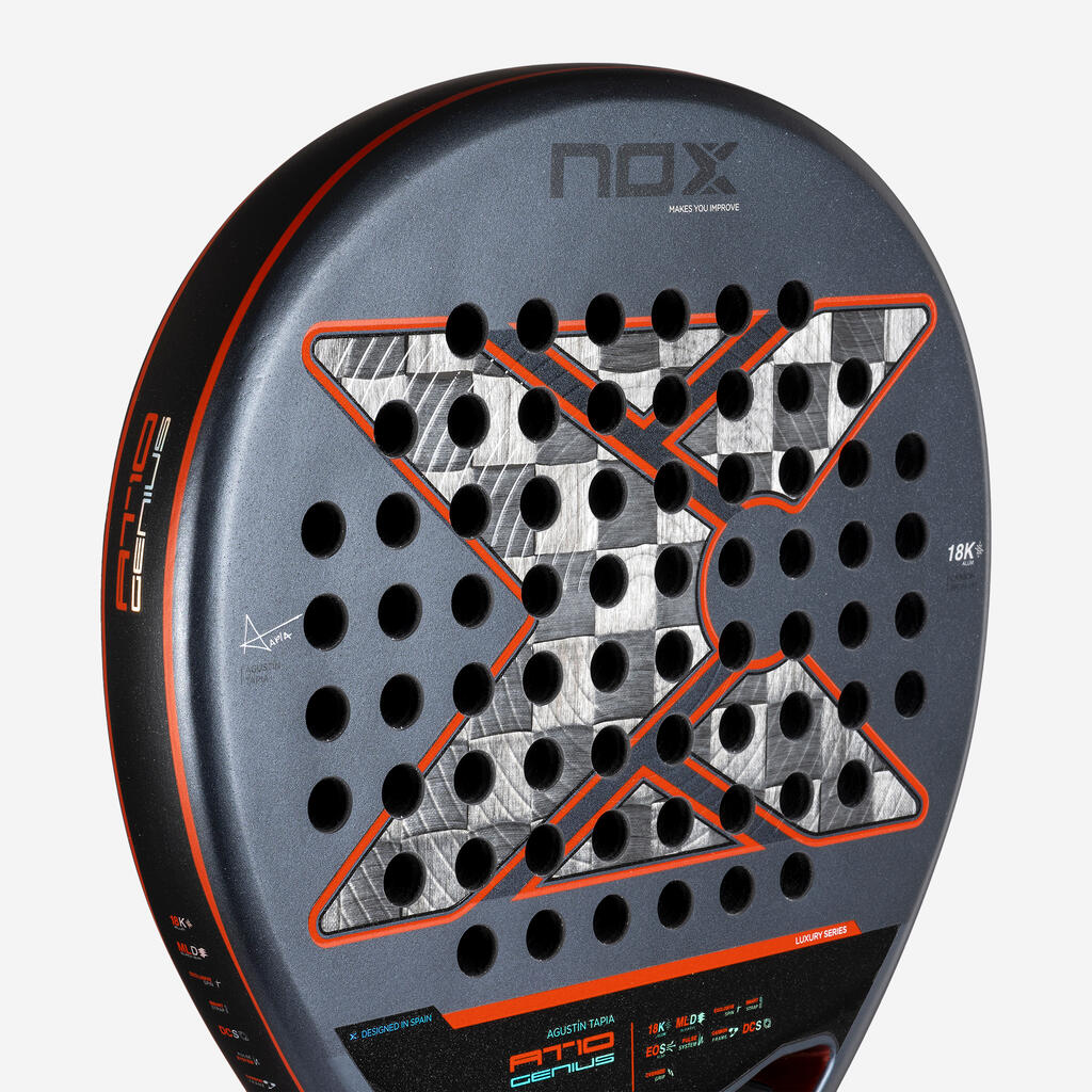 Pala de pádel adulto - Nox AT10 Genius 18K 2025 Agustín Tapia