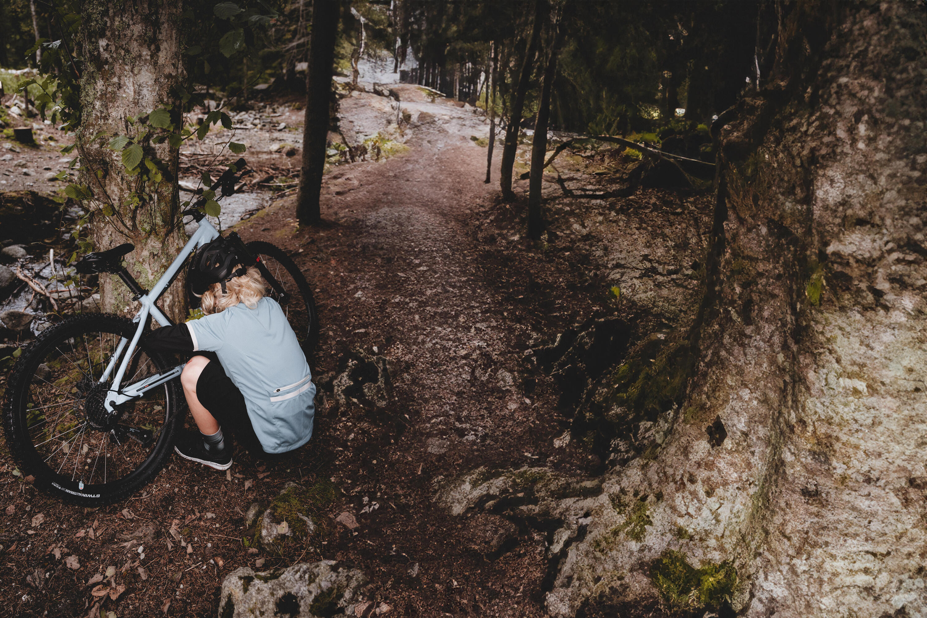 VTT ENFANT 24" 9-12 ANS, EXPL 900 BLEU 17/23