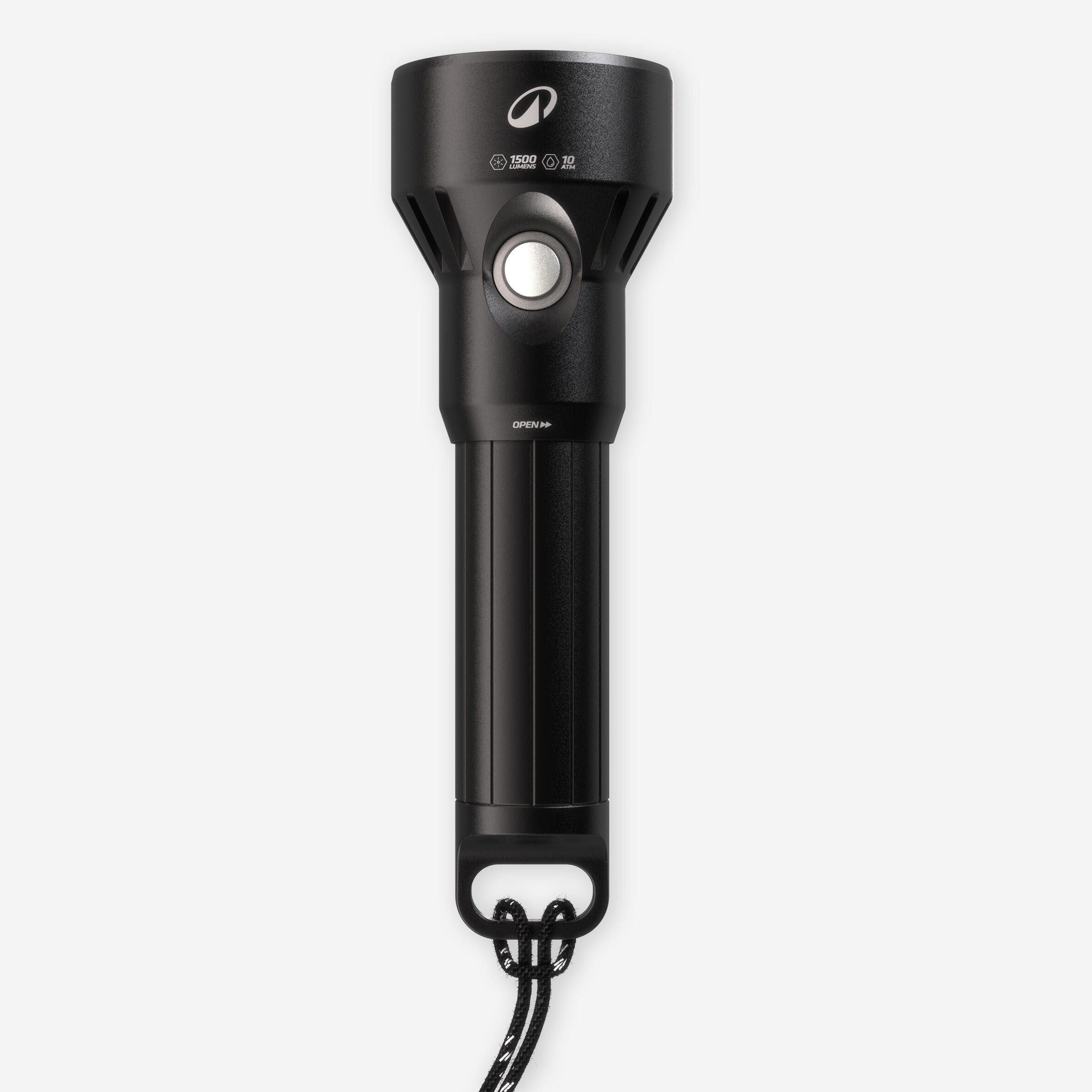 Lumières sous-marines, lampe de poche de plongée à résistance à haute température pour la plongée pour la pêche
