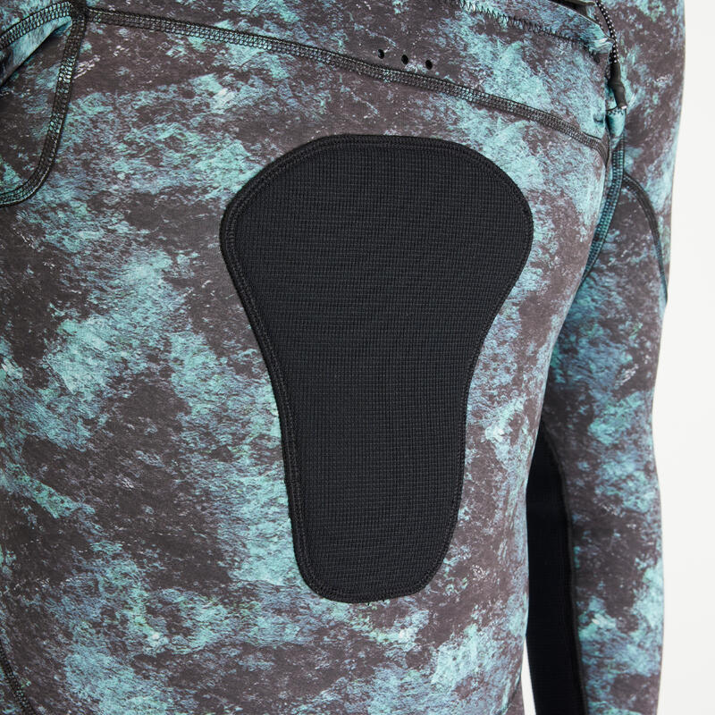 Erkek Uzun Kollu Shorty - 2,5 mm Neopren - Kamuflaj Desenli - 900