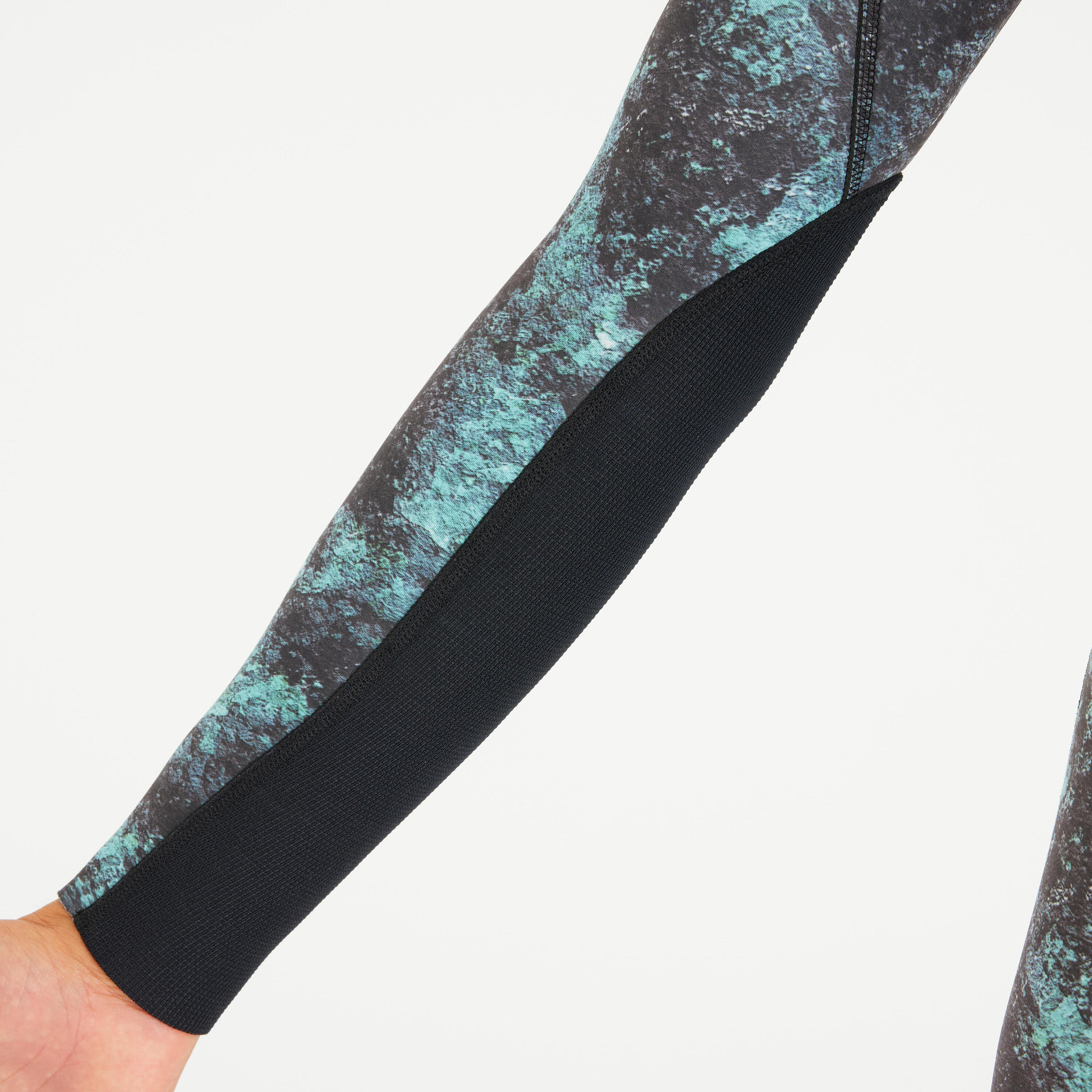 Men’s spearfishing shorty 2.5 mm neoprene - SPF 900 long sleeve camo 6/12