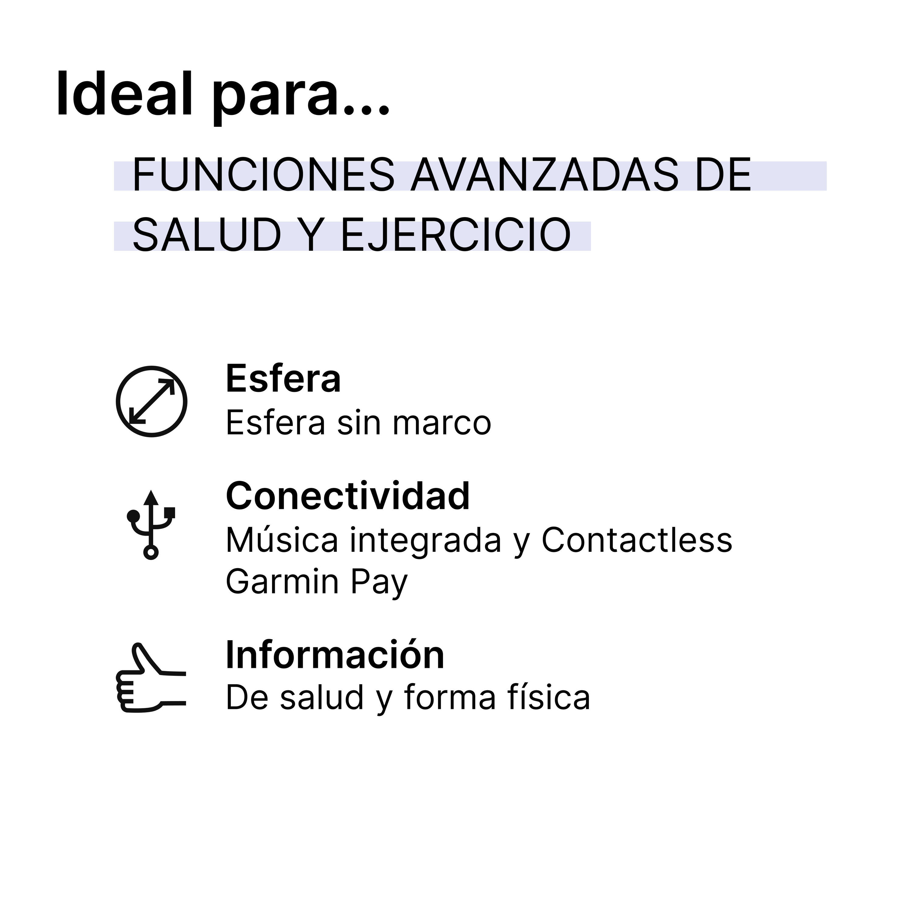 Reloj GPS GARMIN VIVOACTIVE 5 - Blanco 2/5