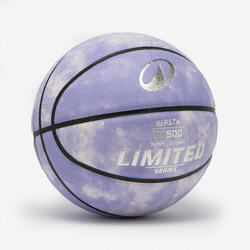 Ballon de basketball Limited Edition taille 6 - BT500 Touch Violet Rouge