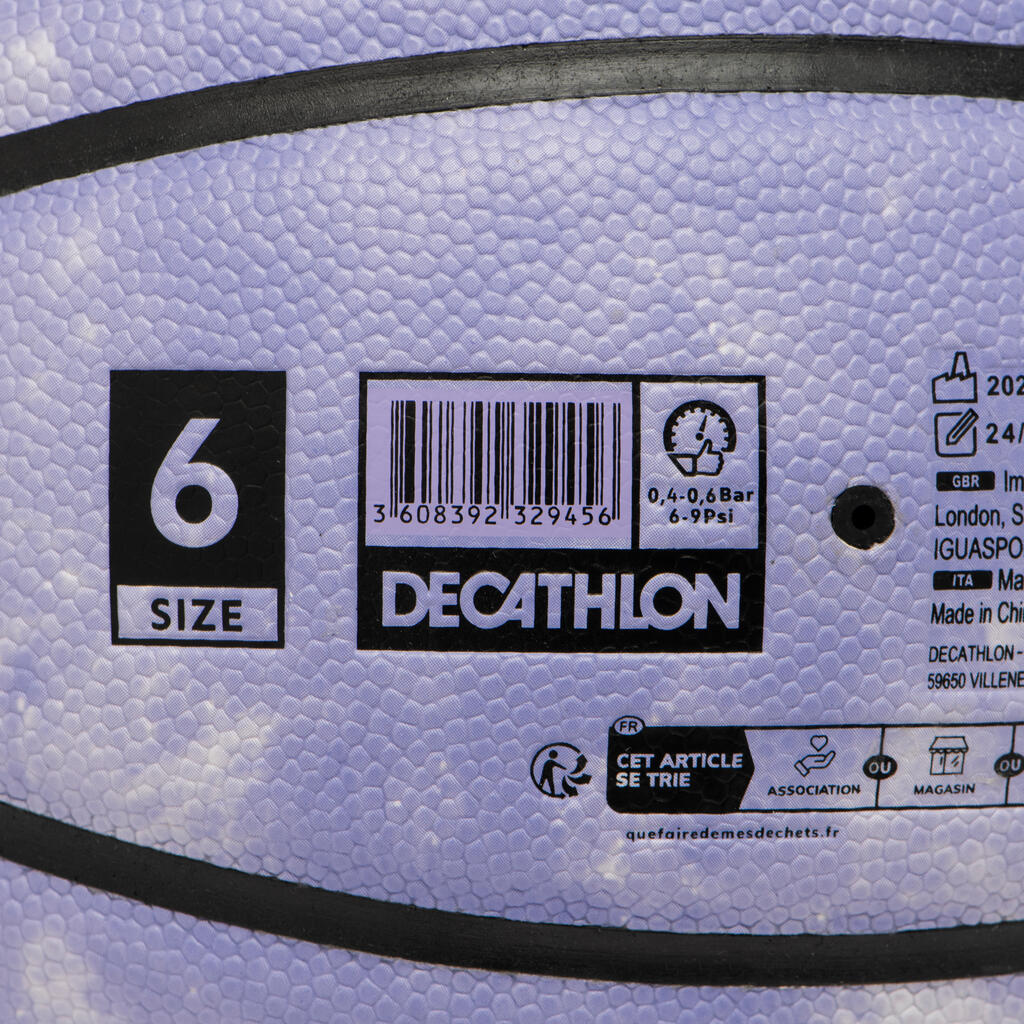 Size 6 Basketball BT500 Touch - Purple
