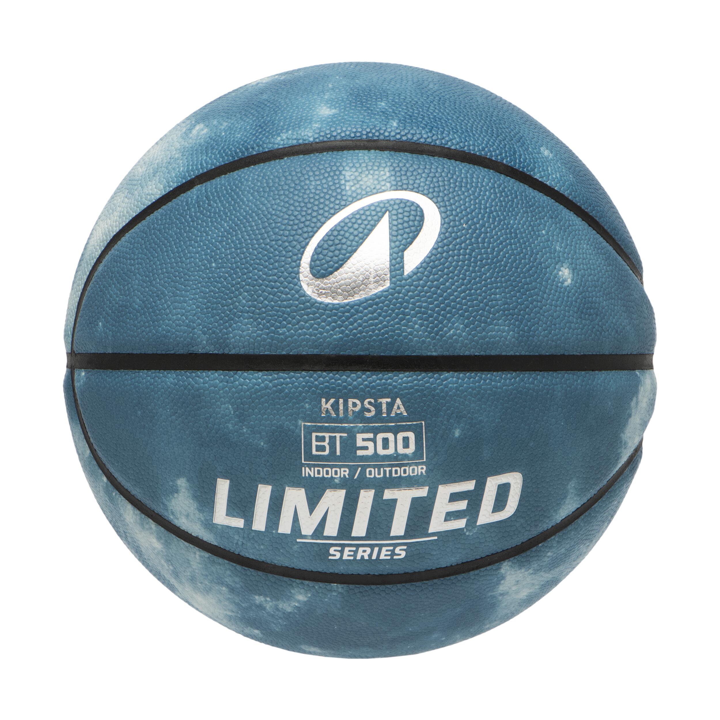 Ballon de basketball taille 7 - CONTROL MATCH BT500 bleu 8/15
