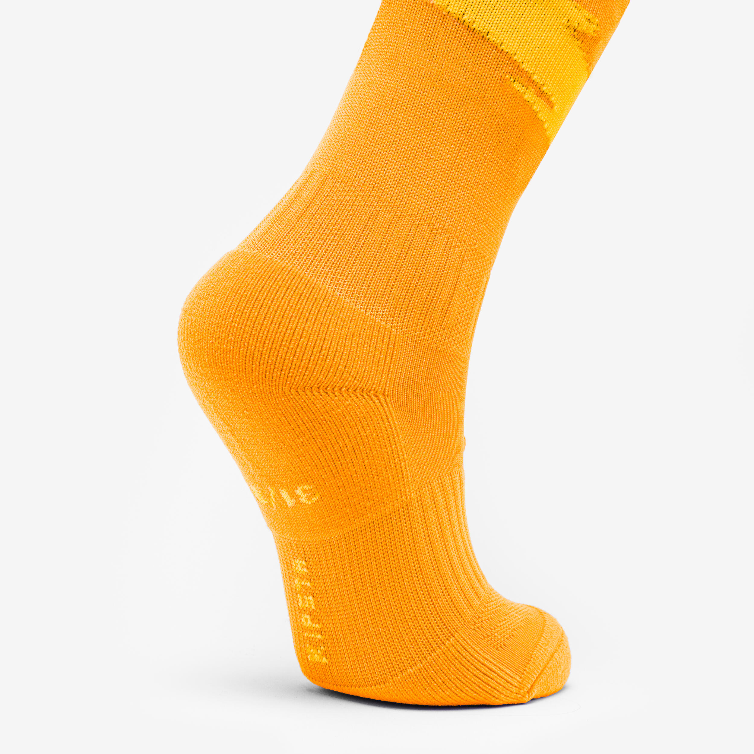 Kids' Soccer Socks - Viralto Roar Cheetah Orange - KIPSTA
