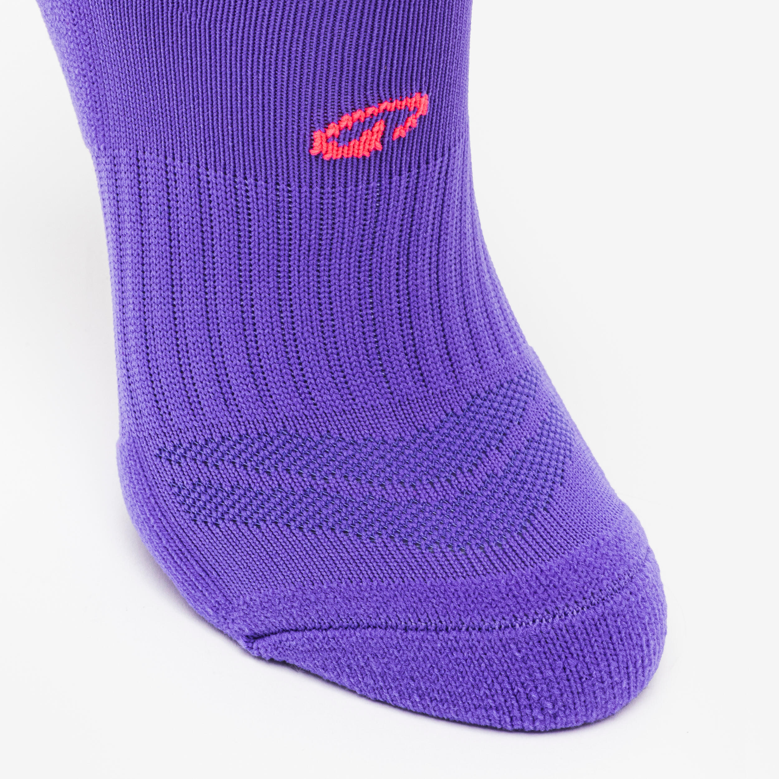 Kids Football Socks Viralto - Red and Purple
