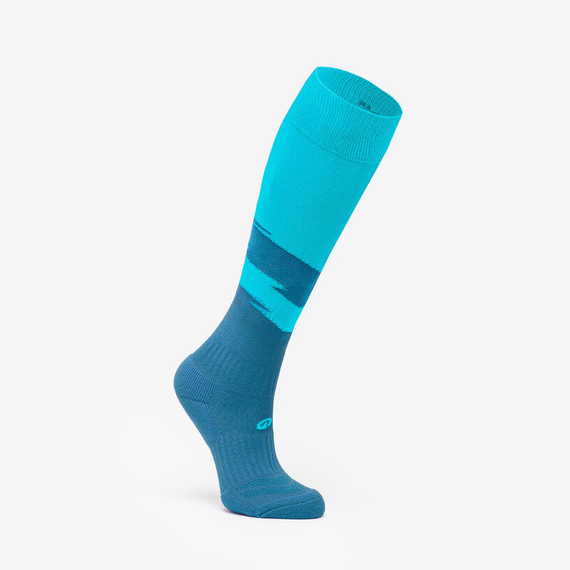 Meias de Futebol Criança Viralto KIDS ROAR Cobra Turquesa/Verde