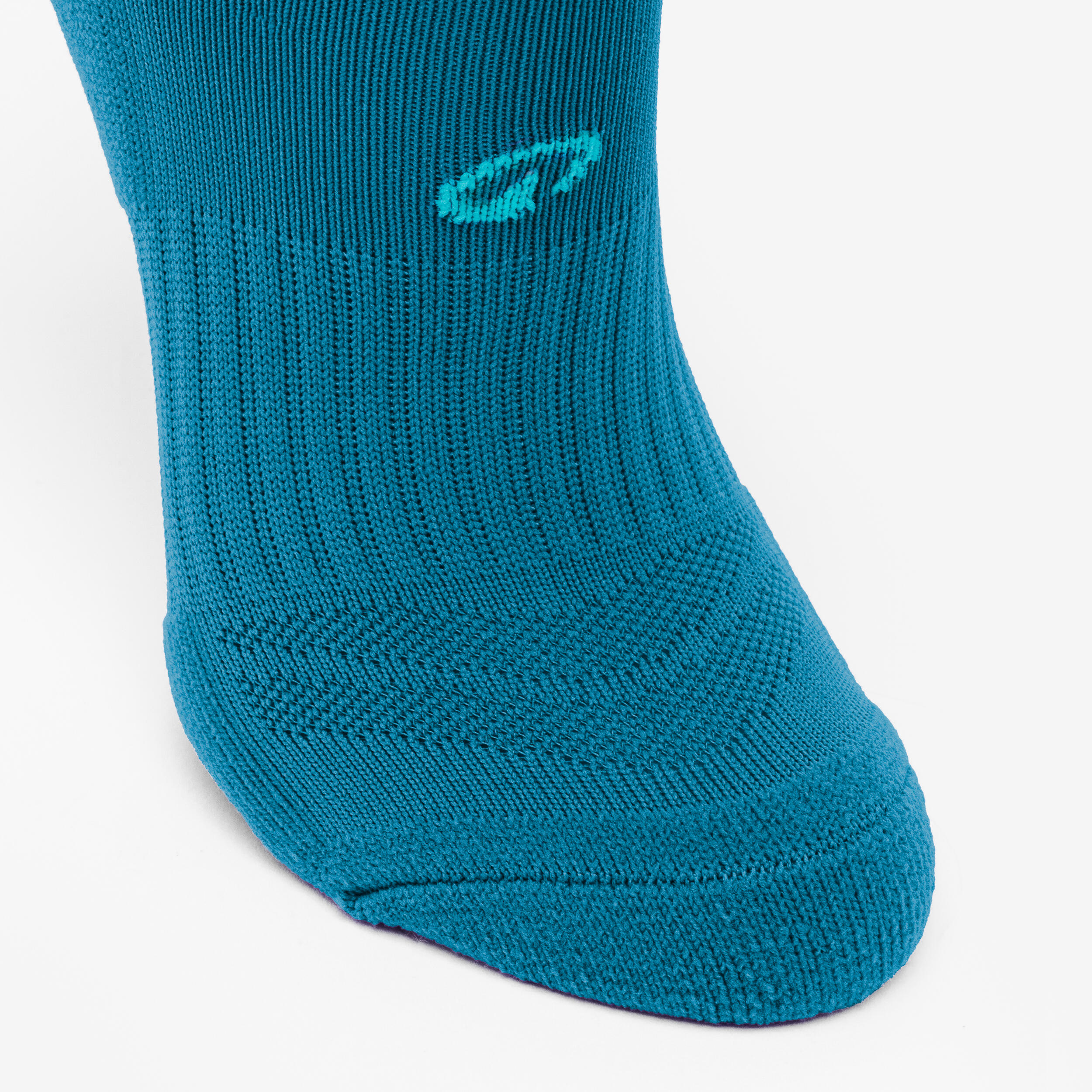 Kids' Football Socks Viralto Road Snake - Turquoise/Green 2/4
