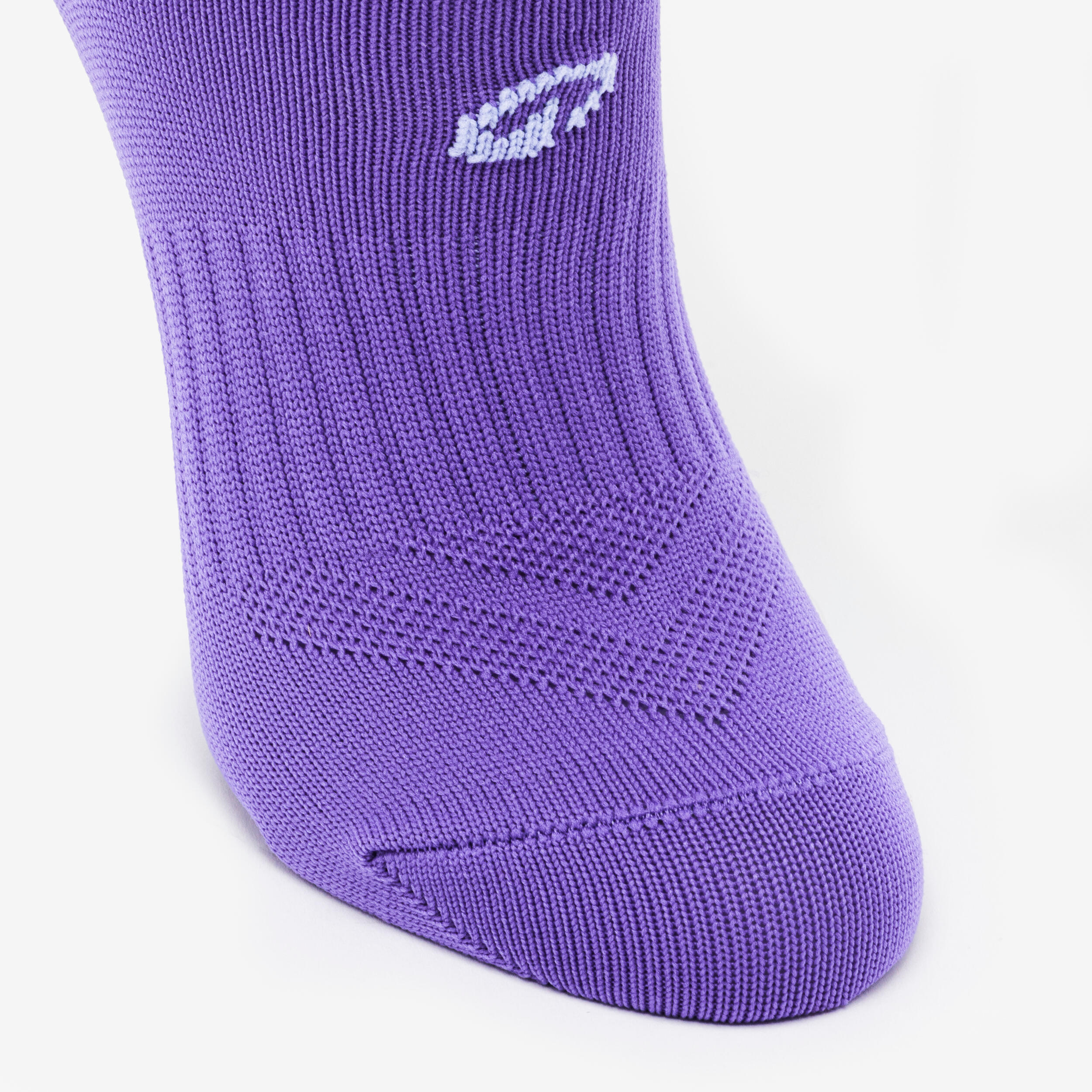 Chaussettes de soccer, Viralto violet à rayures - KIPSTA