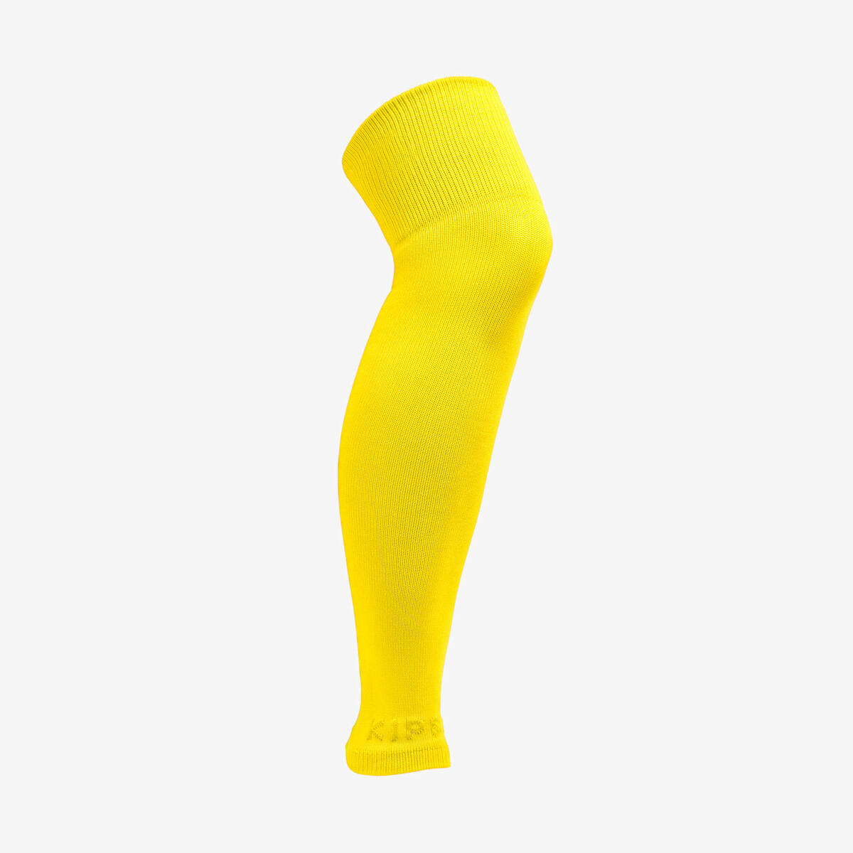 Chaussettes de football sans-pied jaune