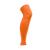 Chaussettes de football sans-pied orange