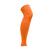 Chaussettes de football sans-pied orange