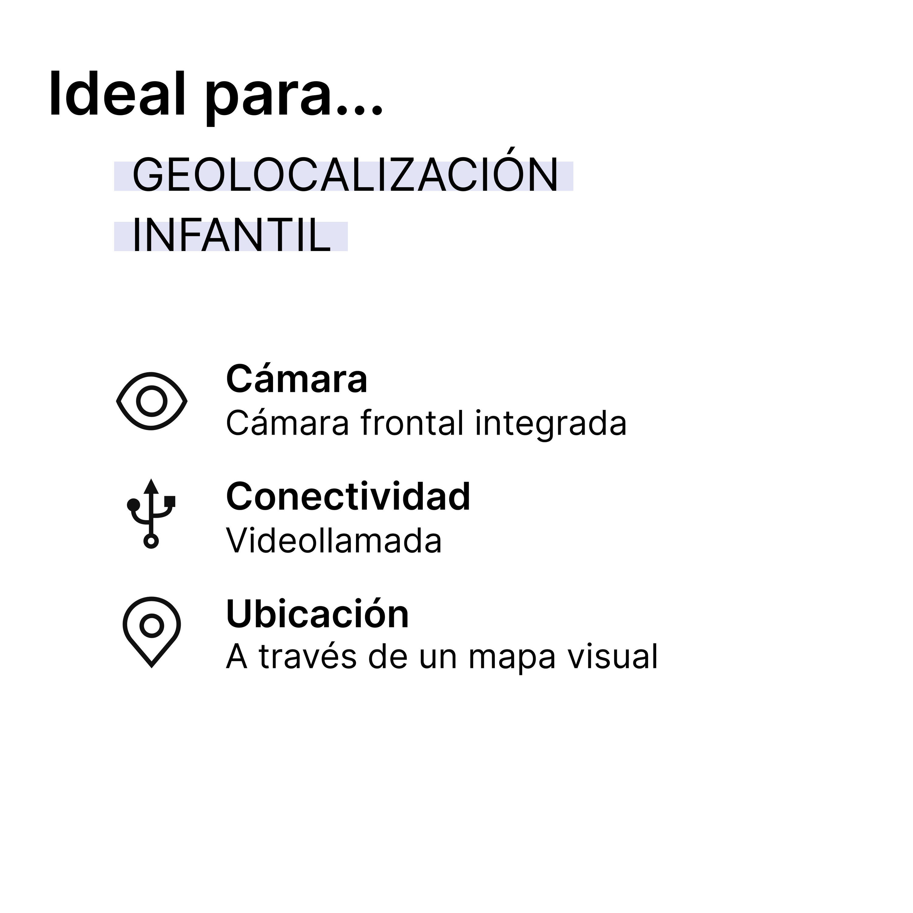 Reloj inteligente infantil GPS localizador Leotec Allo Plus 4G 8/9
