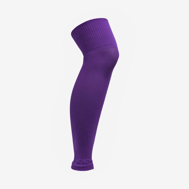 Chaussettes de football sans-pied violet