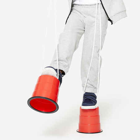 Kids' Bucket Stilts with Non-Slip Pads