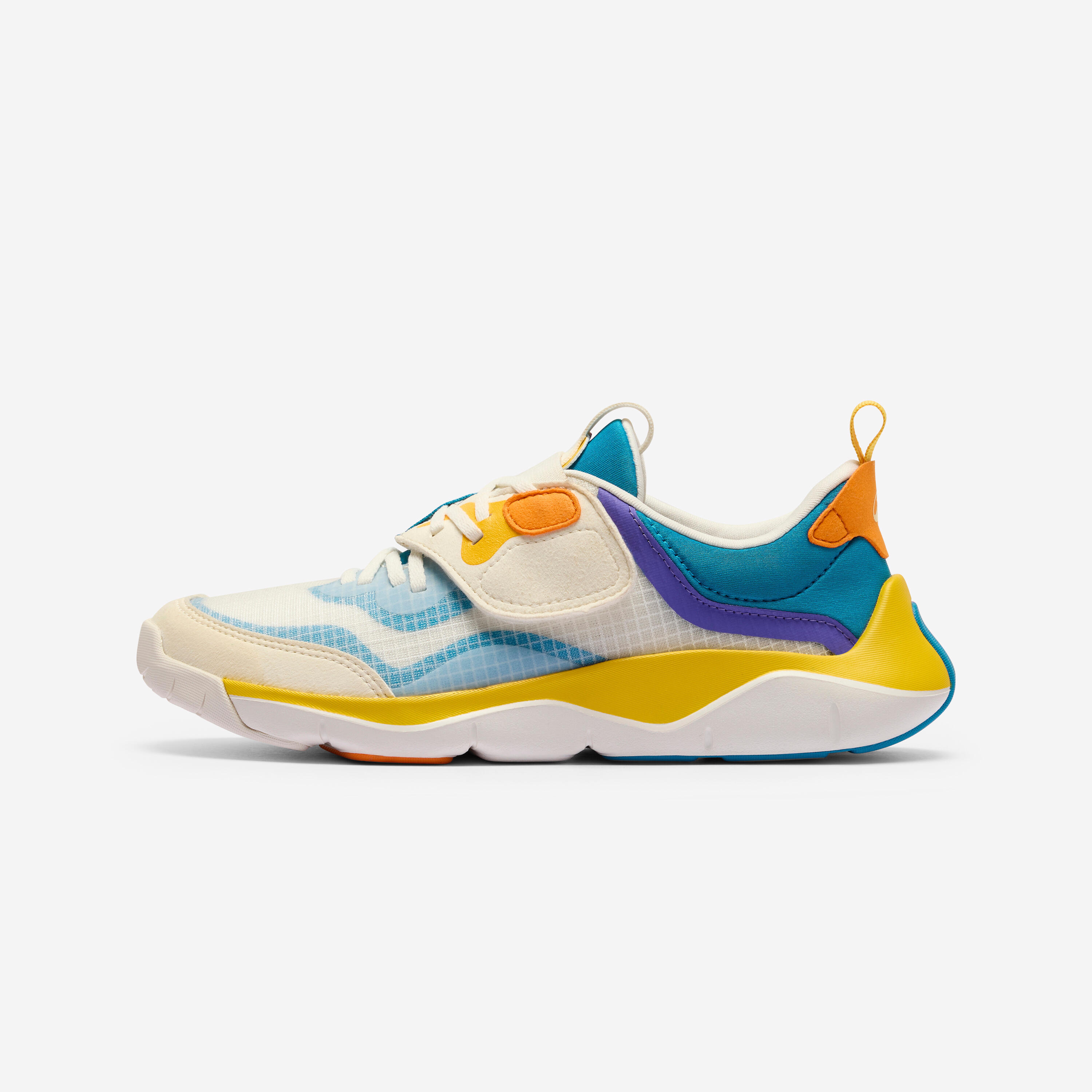 Kids' Unisex Easy-On Multisport Trainers Playful City - Blue & White-image-13