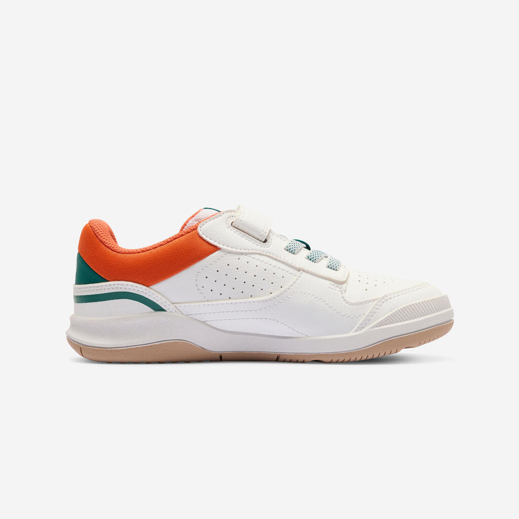 Fitnessschuhe Kinder robust Multisport - Playventure Yard Sneaker lila/grün