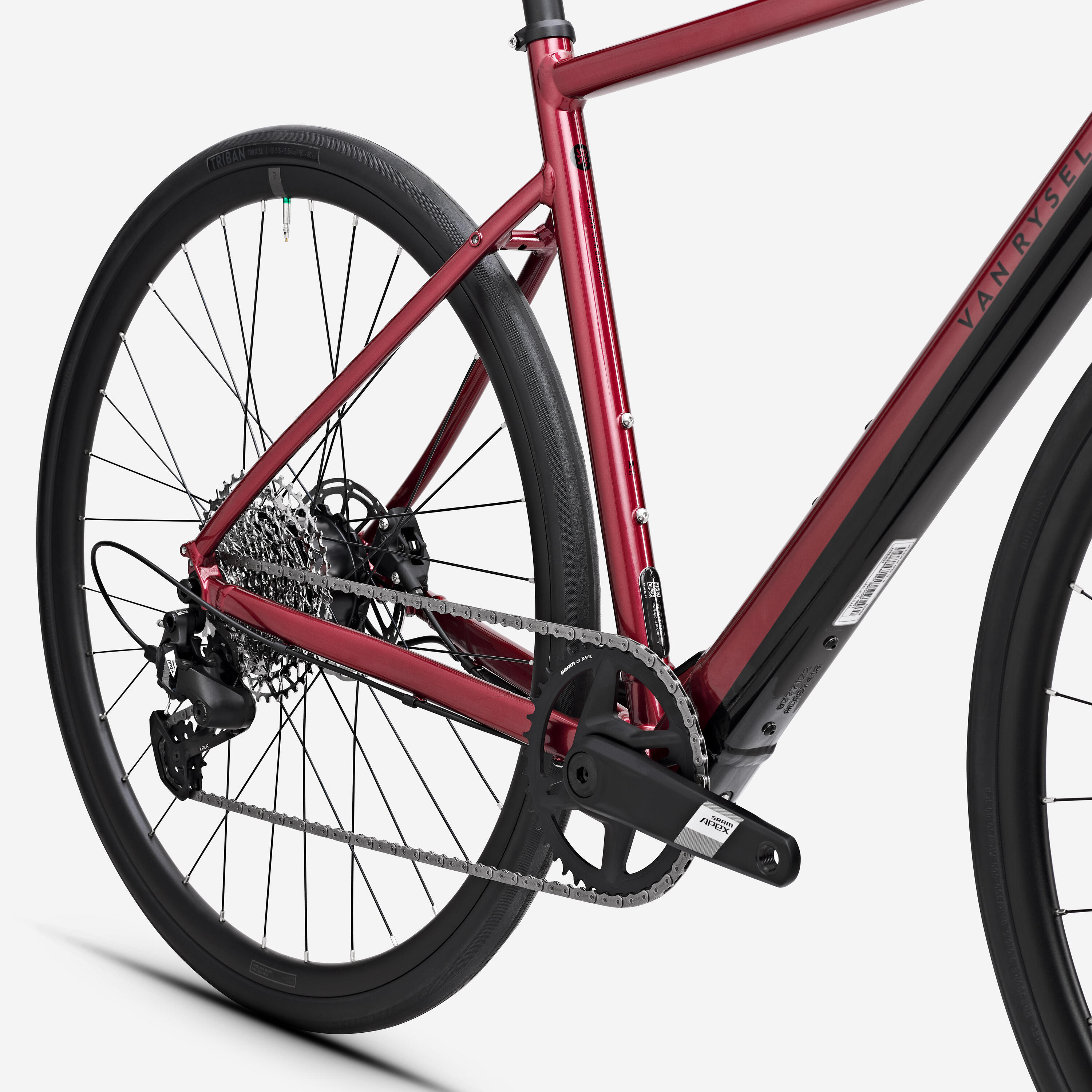 Elektrische racefiets SRAM Apex 1x12v E-EDR AF rood 7/12