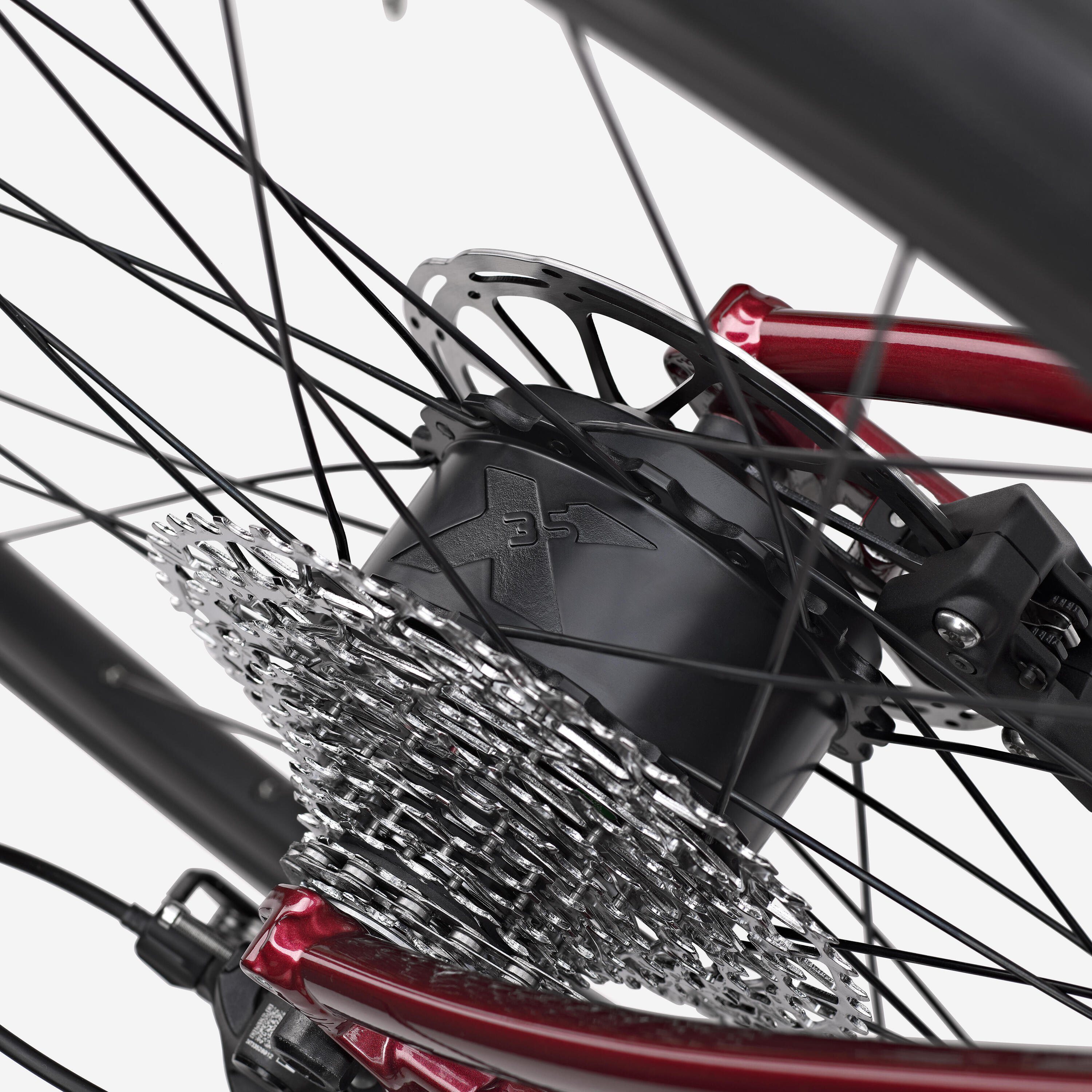 Elektrische racefiets SRAM Apex 1x12v E-EDR AF rood 4/12